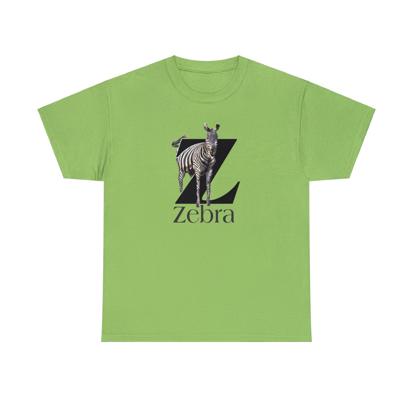 Z is for Zebra t-shirt, Zebra Drawing T-Shirt, Zebra animal t-shirt, Zebra Illustration,