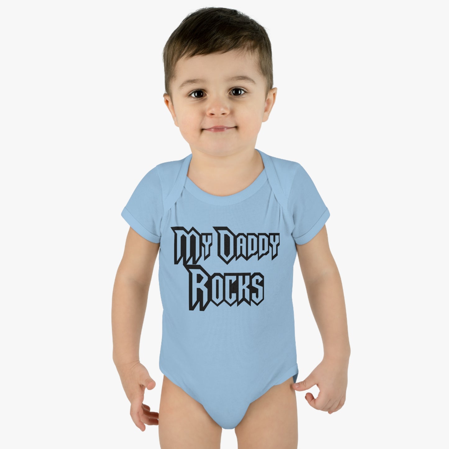 My Daddy Rocks Tee, Infant One Piece, Toddler Bodysuit, Rock and Roll T-Shirt for Baby, Heavy Metal T-Shirt, Musician T-Shirt