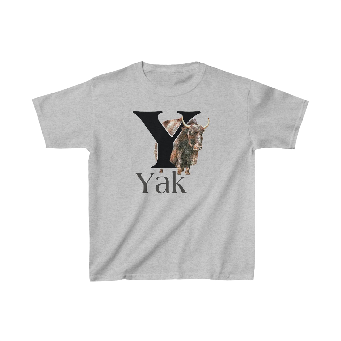 Y is for Yak T-shirt. Yak Drawing T-Shirt, Yak on shirt, Yak illustration, animal t-shirt, animal alphabet T, animal letters Tee