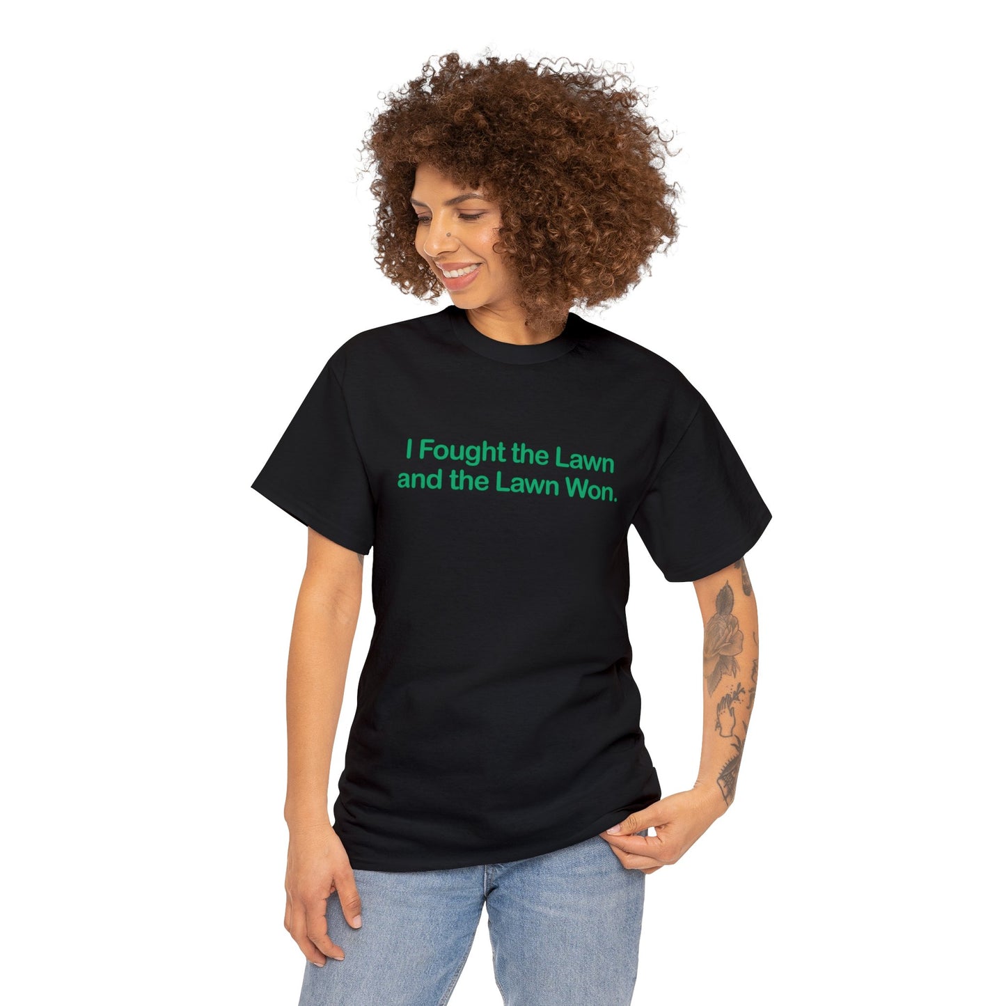 I Fought the Lawn and the Lawn Won, Funny T-Shirt, Lawnmowing t-shirt, Fun Dad Gift, Funny Dad T-shirt, Dad Lawn Humor, Father's Day Gift