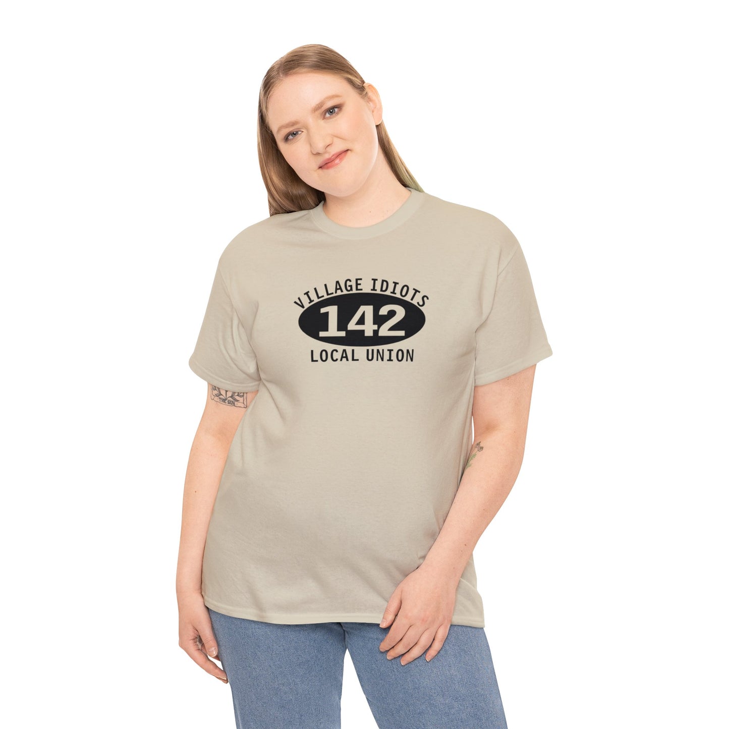Village Idiots Local Union 142, funny Parody t-shirt, Funny Parody T-shirt Gift, Union Funny T-Shirt, Funny Gift for Dad