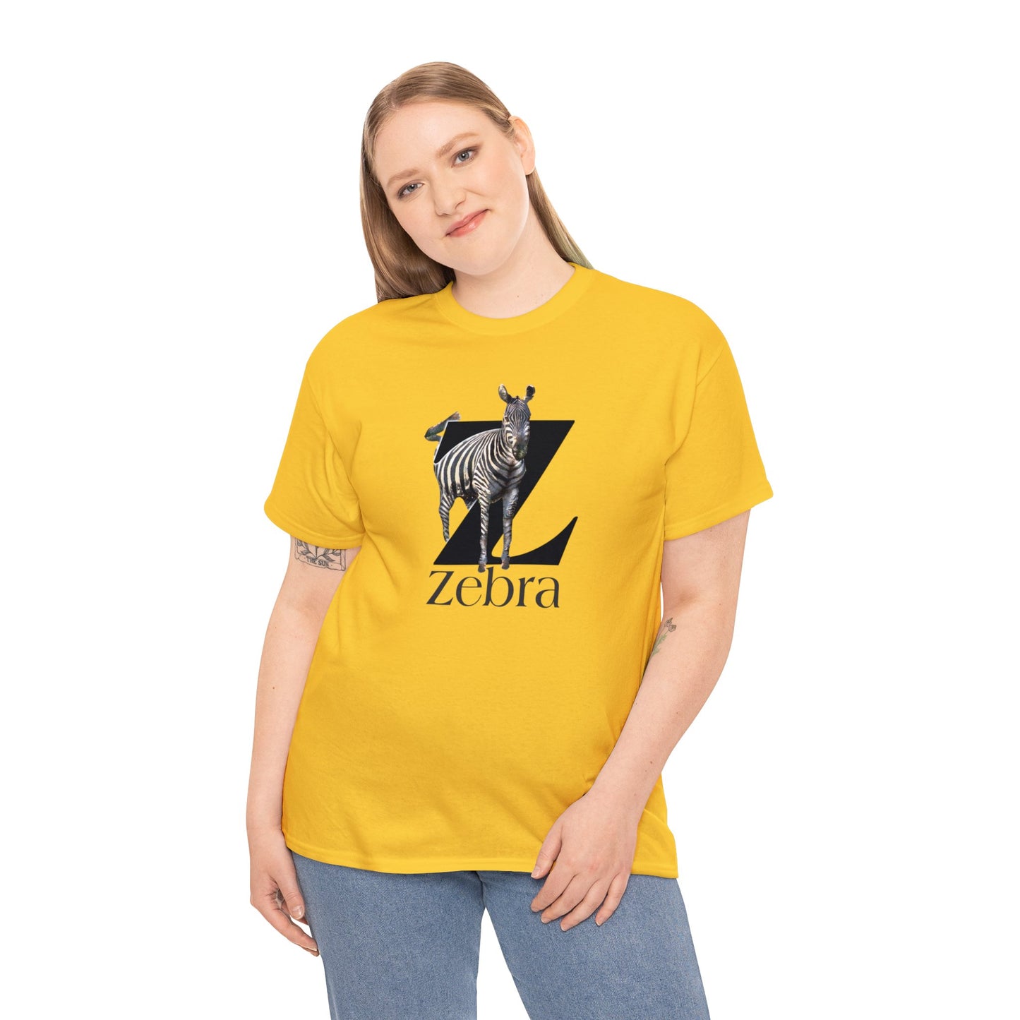 Z is for Zebra t-shirt, Zebra Drawing T-Shirt, Zebra animal t-shirt, Zebra Illustration,