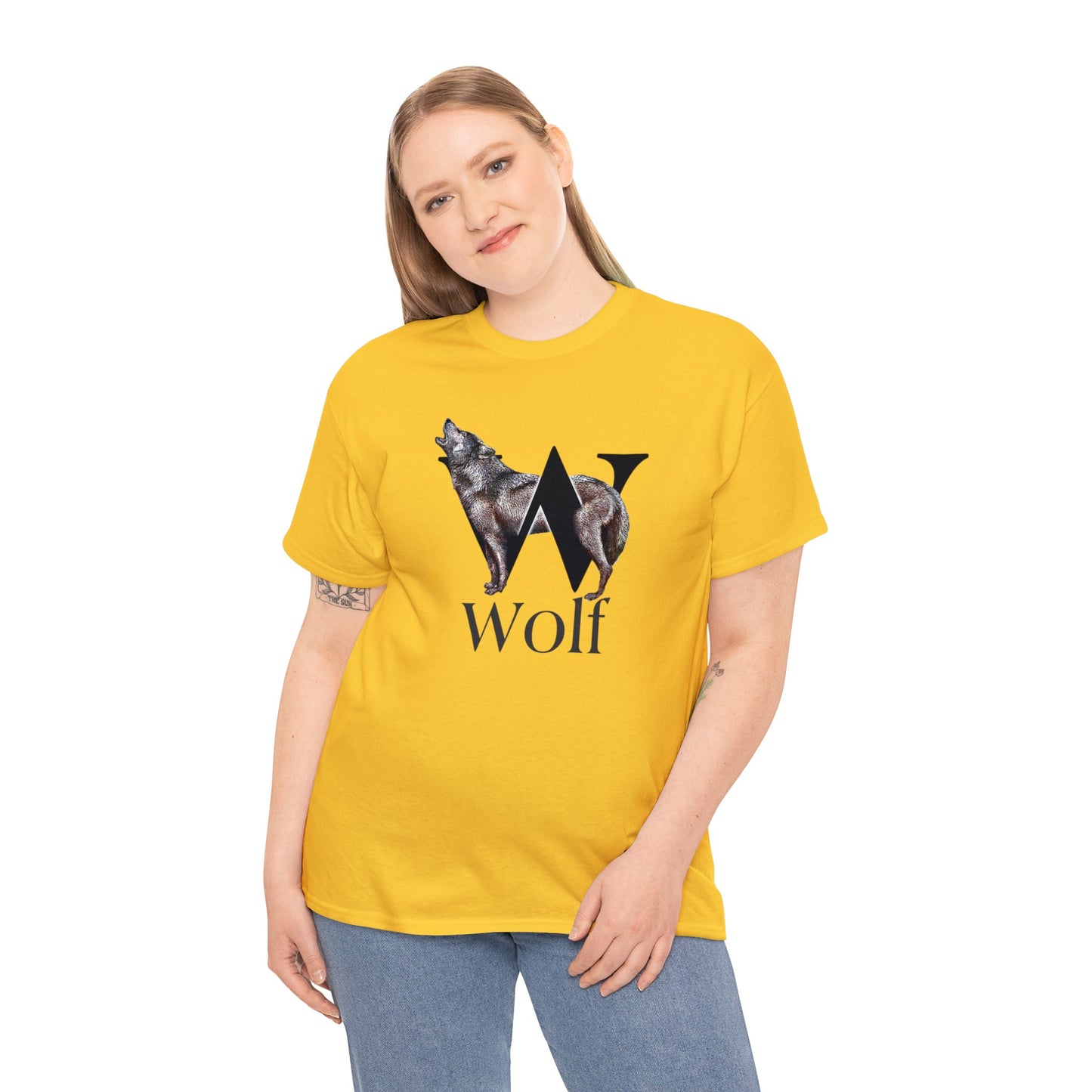 W is for Wolf t-shirt Wolf shirt, Wolf Drawing T-Shirt, wolf illustration, wolf animal t-shirt,