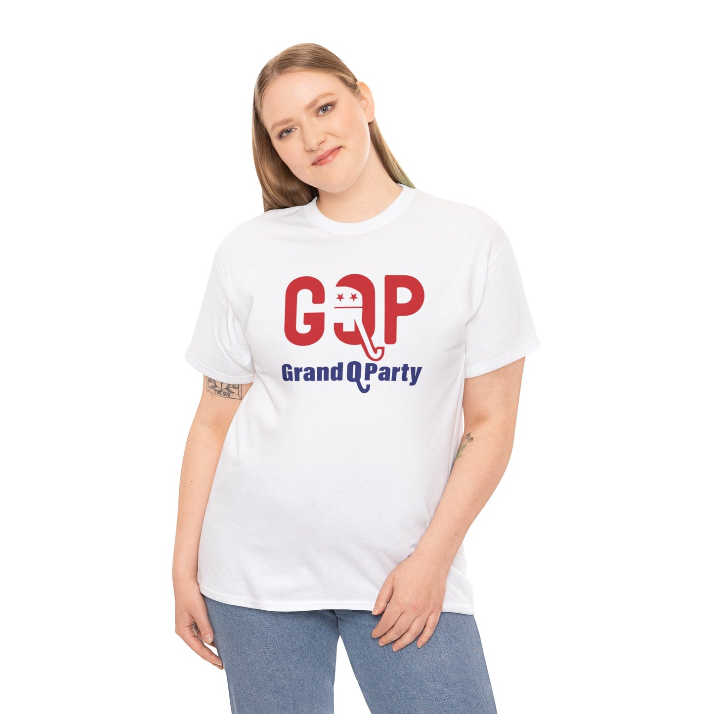 GQP Grand Q Party T-Shirt, GOP Parody T-Shirt, Lies Make Elephants Trunk Grow, Political Humor, Anti-Trump T-Shirt, Trump Lied, Trump Lost