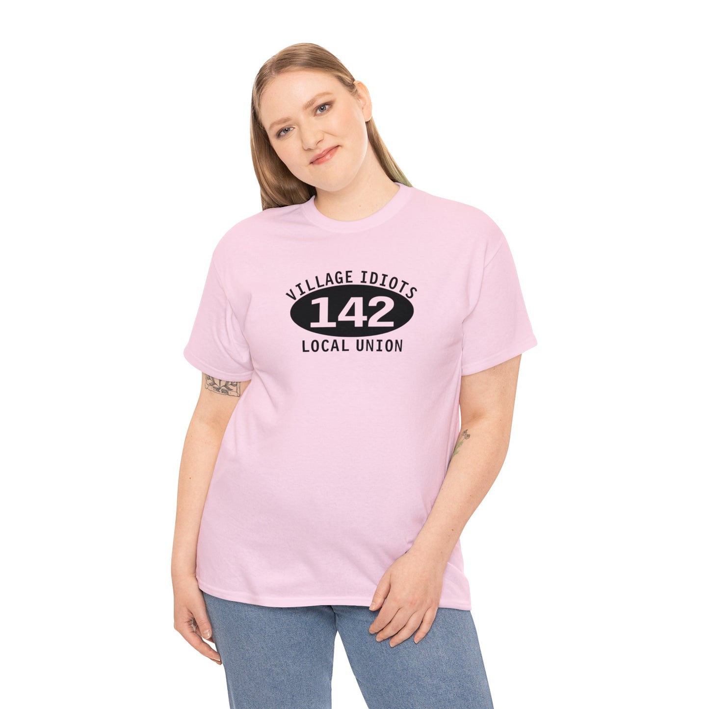 Village Idiots Local Union 142, funny Parody t-shirt, Funny Parody T-shirt Gift, Union Funny T-Shirt, Funny Gift for Dad