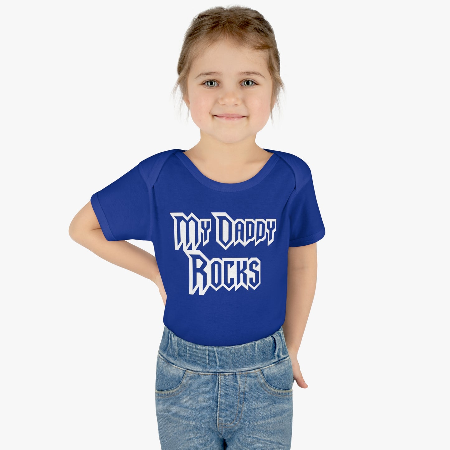 My Daddy Rocks Tee, Infant One Piece, Toddler Bodysuit, Rock and Roll T-Shirt for Baby, Heavy Metal T-Shirt, Musician T-Shirt