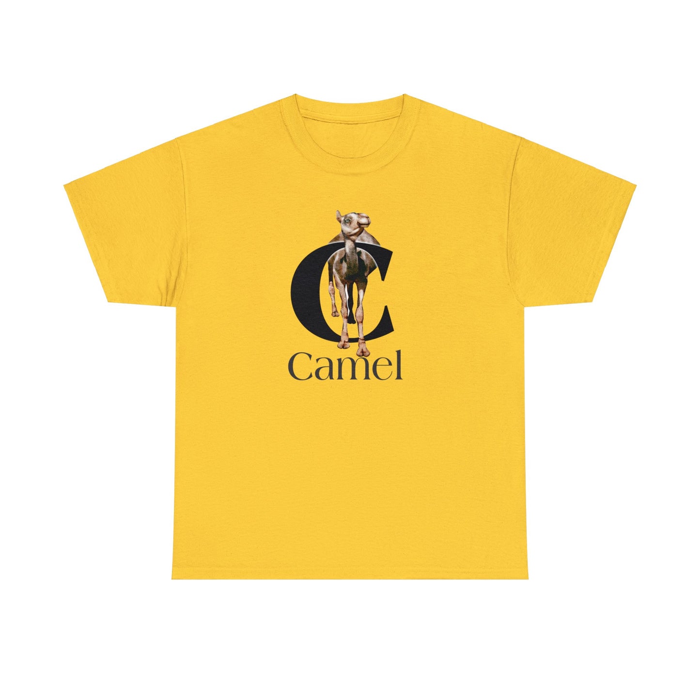 C is for Camel t-shirt, Camel Drawing T-Shirt, Camel Illustration, Camel lover shirt, animal