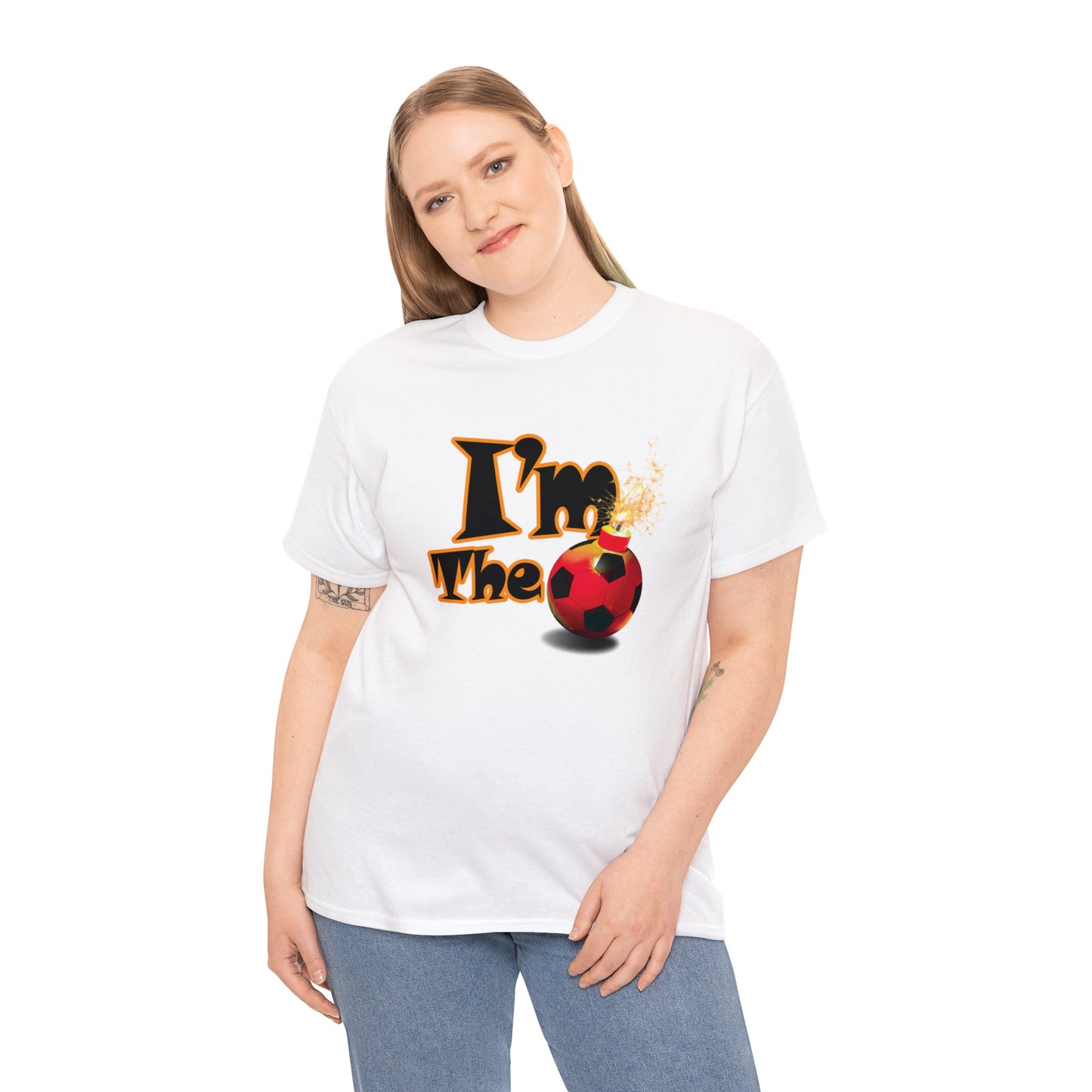 I'm the Bomb, Soccer Bomb T-Shirt, funny attitude soccer shirt for soccer players who know they are the bomb, Great gift for your Star