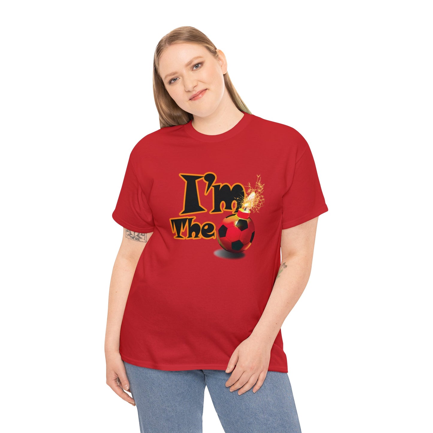 I'm the Bomb, Soccer Bomb T-Shirt, funny attitude soccer shirt for soccer players who know they are the bomb, Great gift for your Star