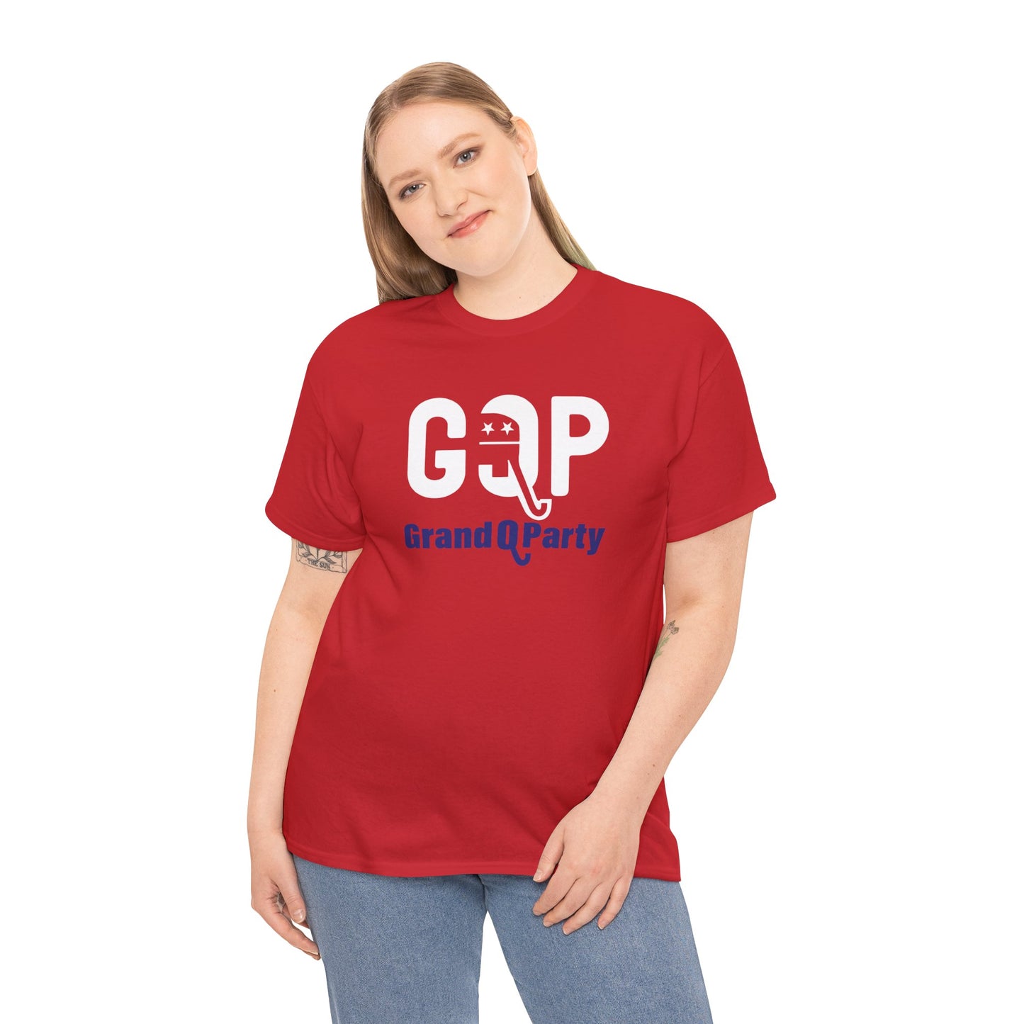 GQP Grand Q Party T-Shirt, GOP Parody T-Shirt, Lies Make Elephants Trunk Grow, Political Humor, Anti-Trump T-Shirt, Trump Lied, Trump Lost