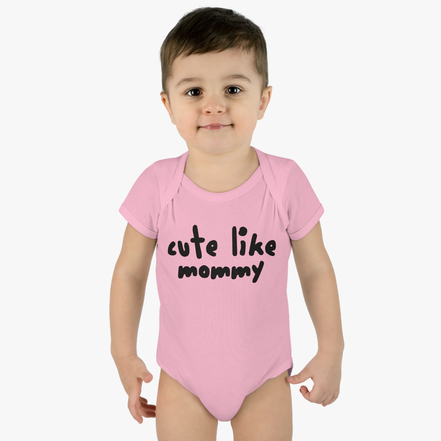 Cute Like Mommy, Smelly Like Daddy, Infant Bodysuit, Funny Fart Humor, Baby t-shirt, Snap One Piece, Playful, Hilarious T-Shirt, Shower Gift