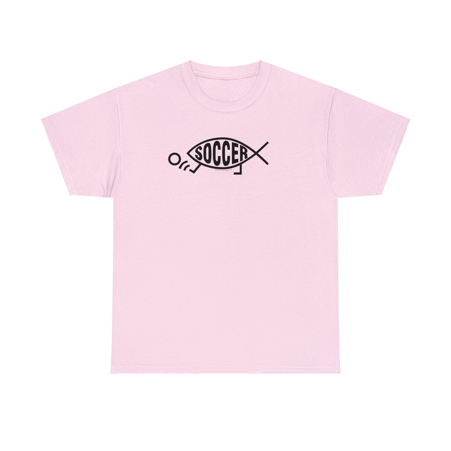 Soccer Fish, Darwin Soccer, Evolution Soccer, Evolved Soccer Fish with Feet Kicking Soccer Ball, Soccer Gift, Soccer Present, Soccer T-Shirt