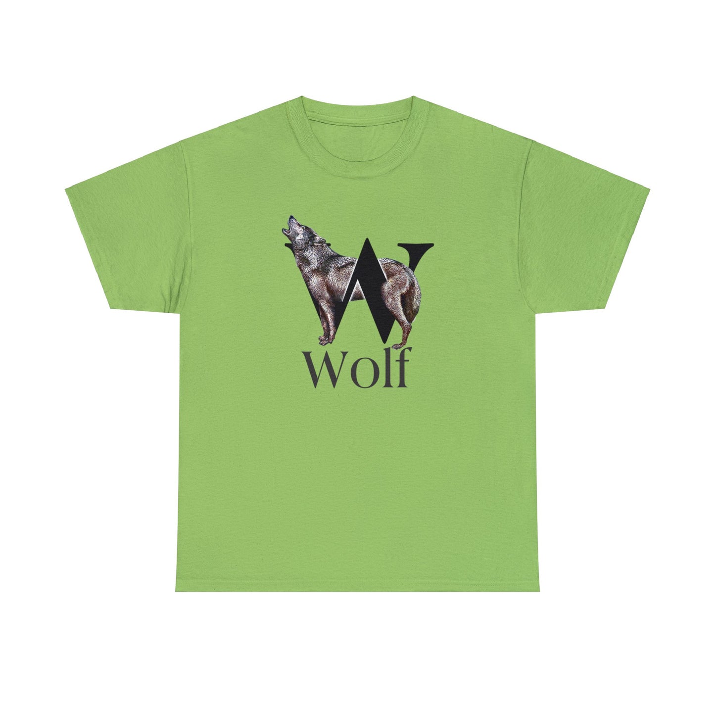 W is for Wolf t-shirt Wolf shirt, Wolf Drawing T-Shirt, wolf illustration, wolf animal t-shirt,