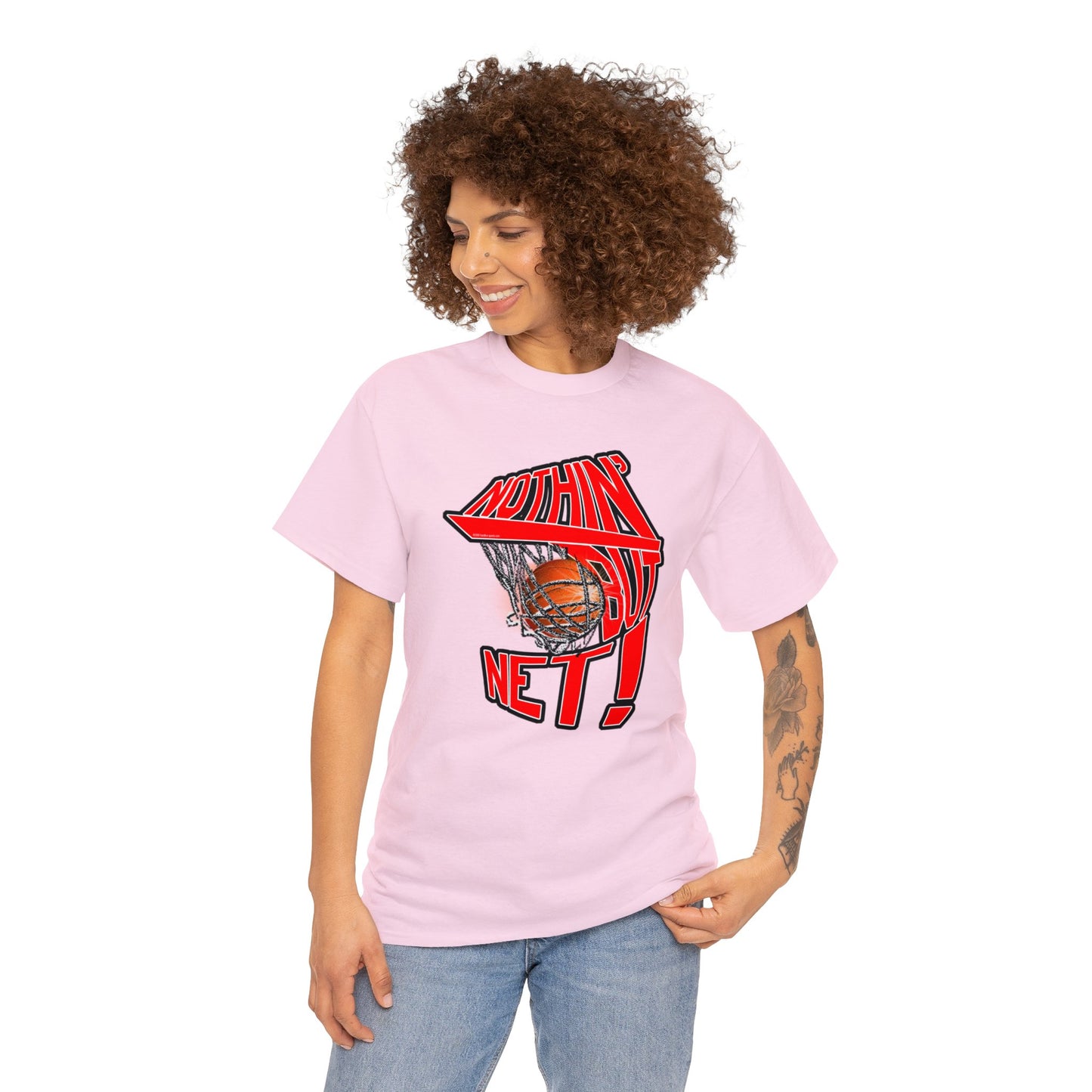 Nothin' But Net, Basketball T-Shirt, Slam Dunk, Basketball Swishing, Hoops T-Shirt, Basketball net, Funny T-Shirt,, Basketball Gift,