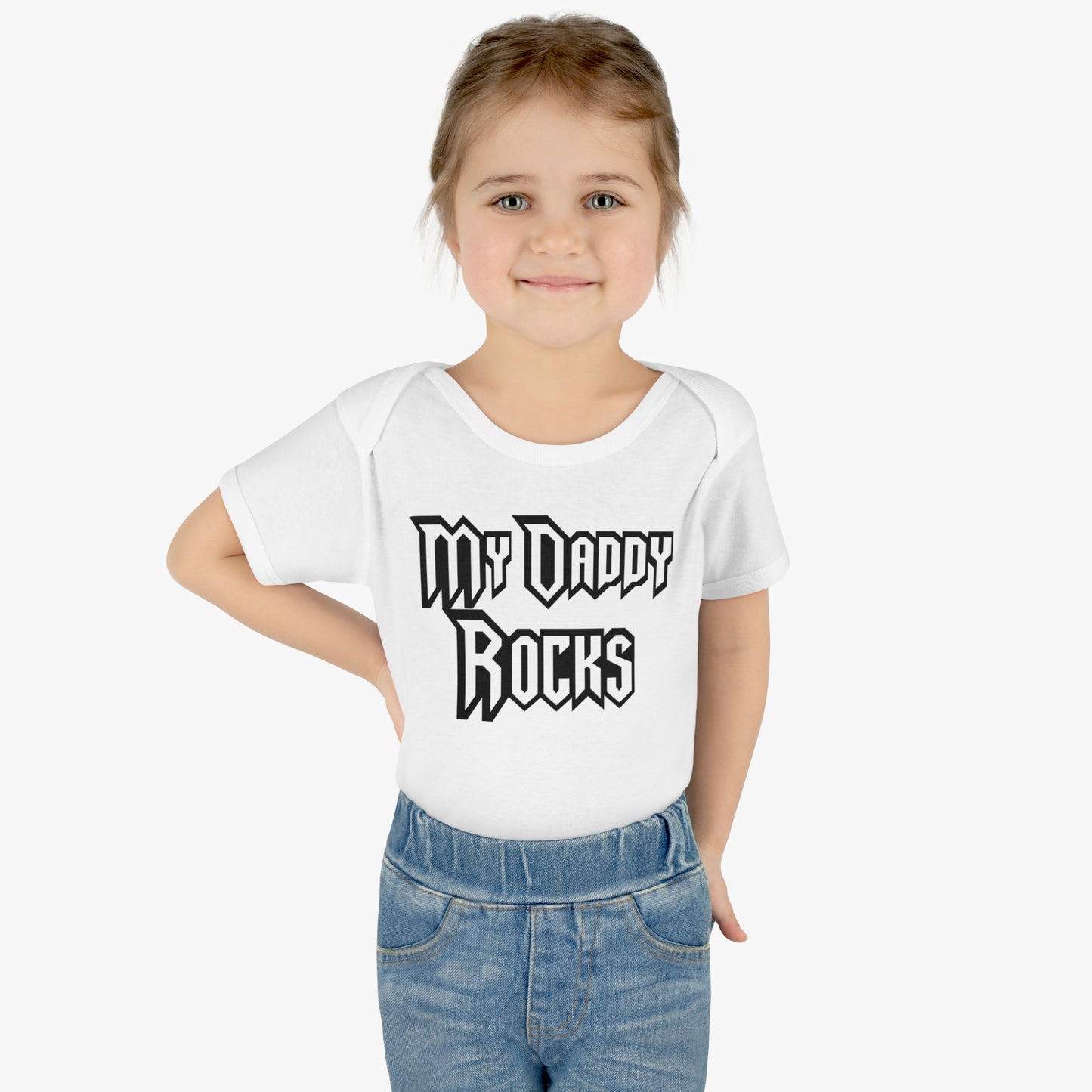 My Daddy Rocks Tee, Infant One Piece, Toddler Bodysuit, Rock and Roll T-Shirt for Baby, Heavy Metal T-Shirt, Musician T-Shirt