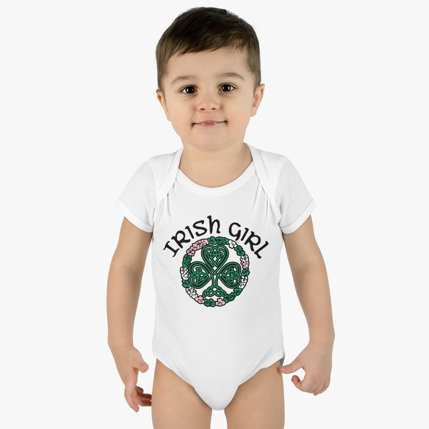 Irish Girl Infant Toddler T-Shirt, One Piece Bodysuit, Ireland, Saint Patrick's Day, St. Patty's Day Baby Tee for Girl, Gift For baby Girl