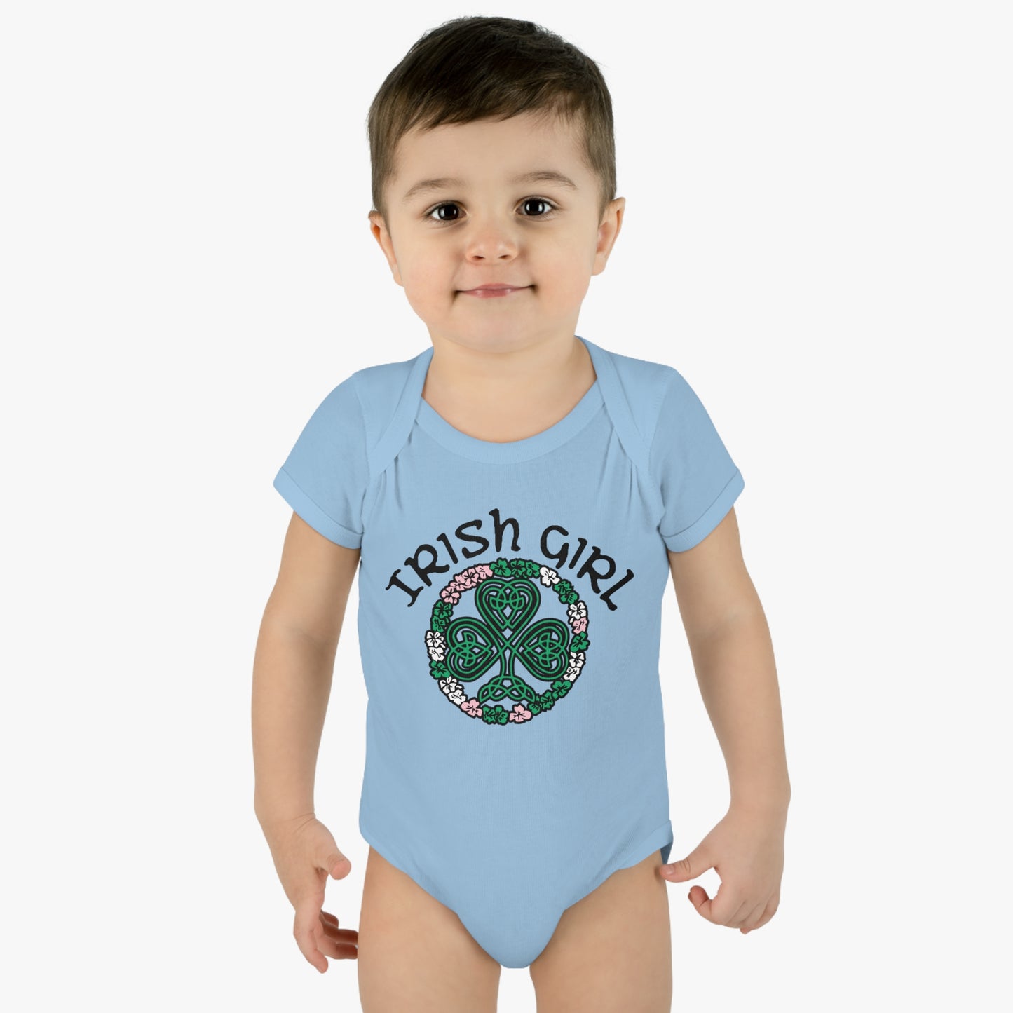 Irish Girl Infant Toddler T-Shirt, One Piece Bodysuit, Ireland, Saint Patrick's Day, St. Patty's Day Baby Tee for Girl, Gift For baby Girl