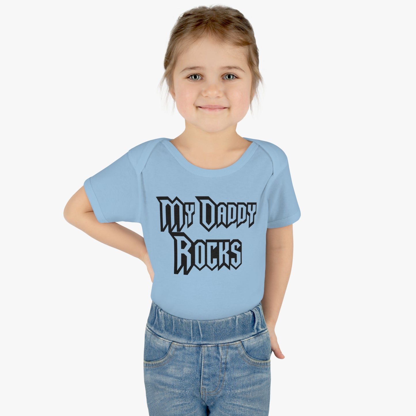 My Daddy Rocks Tee, Infant One Piece, Toddler Bodysuit, Rock and Roll T-Shirt for Baby, Heavy Metal T-Shirt, Musician T-Shirt