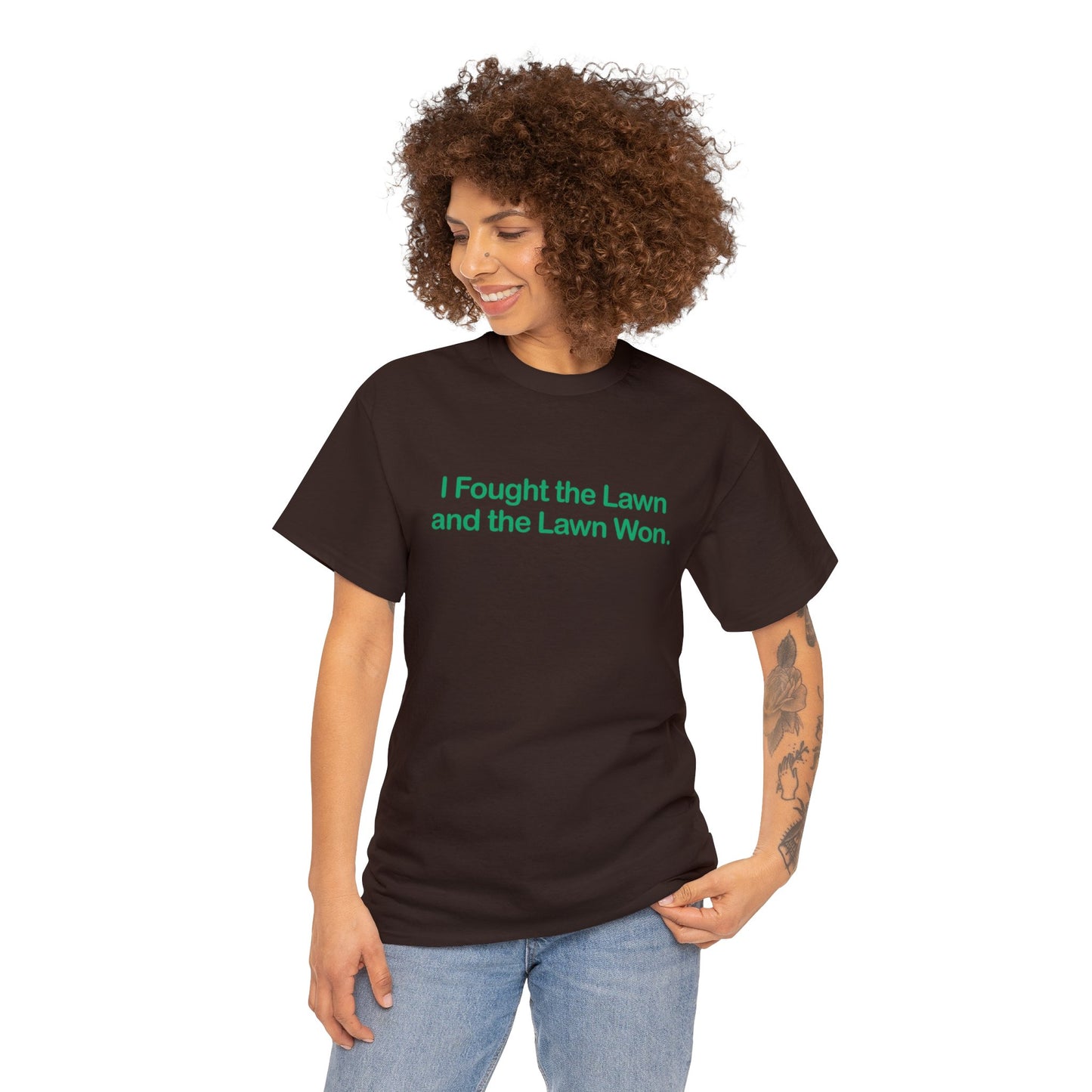 I Fought the Lawn and the Lawn Won, Funny T-Shirt, Lawnmowing t-shirt, Fun Dad Gift, Funny Dad T-shirt, Dad Lawn Humor, Father's Day Gift