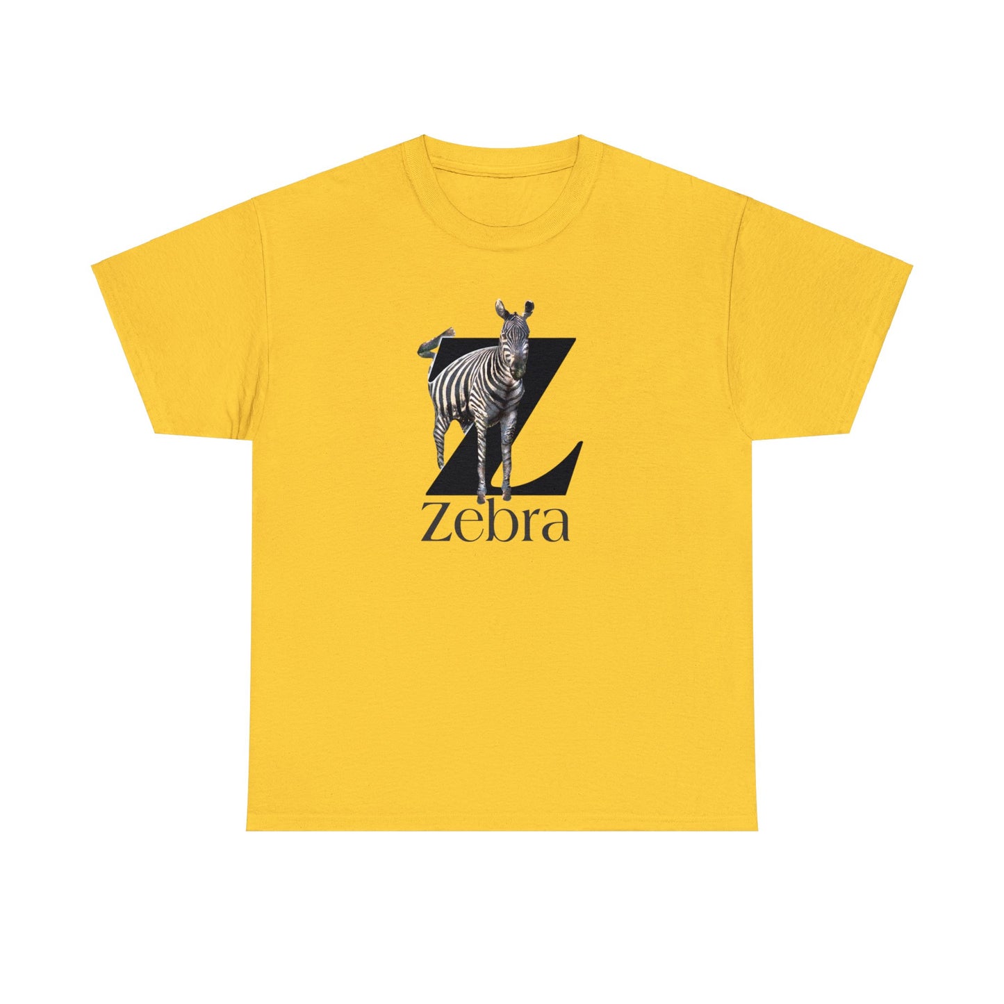 Z is for Zebra t-shirt, Zebra Drawing T-Shirt, Zebra animal t-shirt, Zebra Illustration,