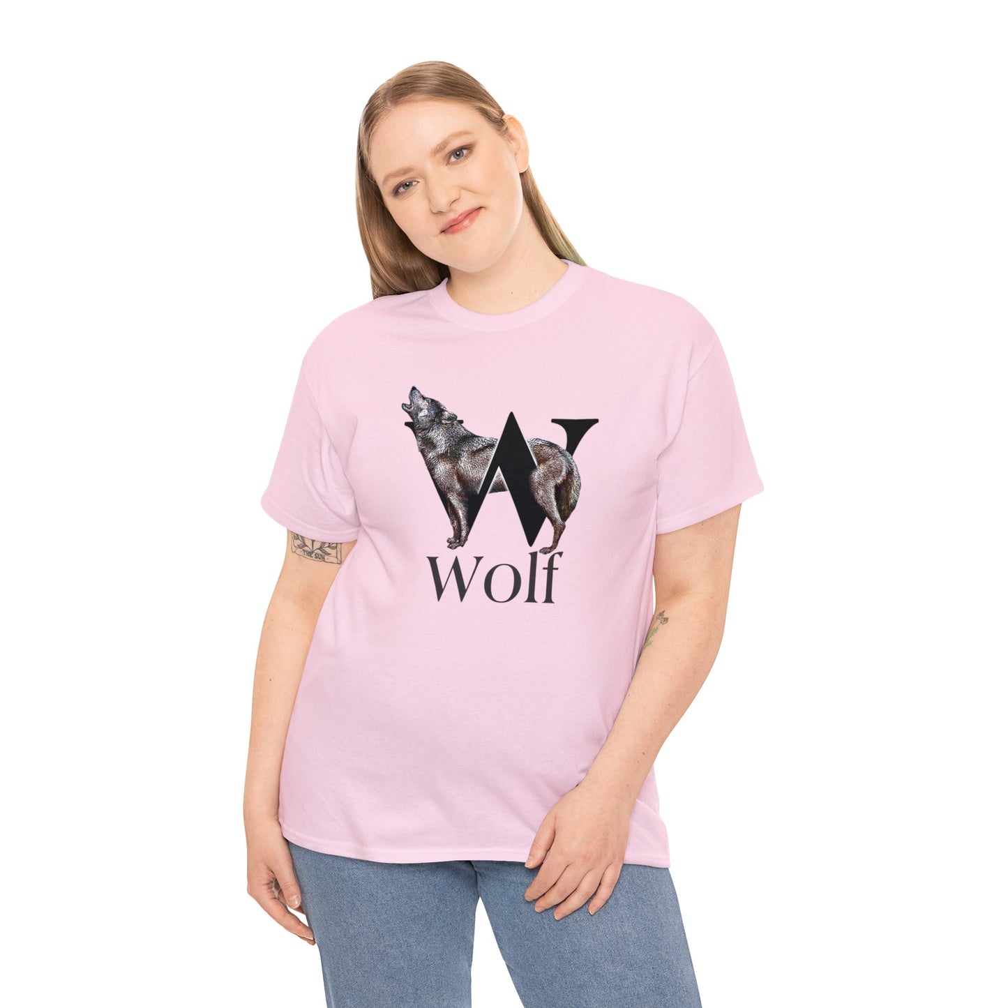 W is for Wolf t-shirt Wolf shirt, Wolf Drawing T-Shirt, wolf illustration, wolf animal t-shirt,