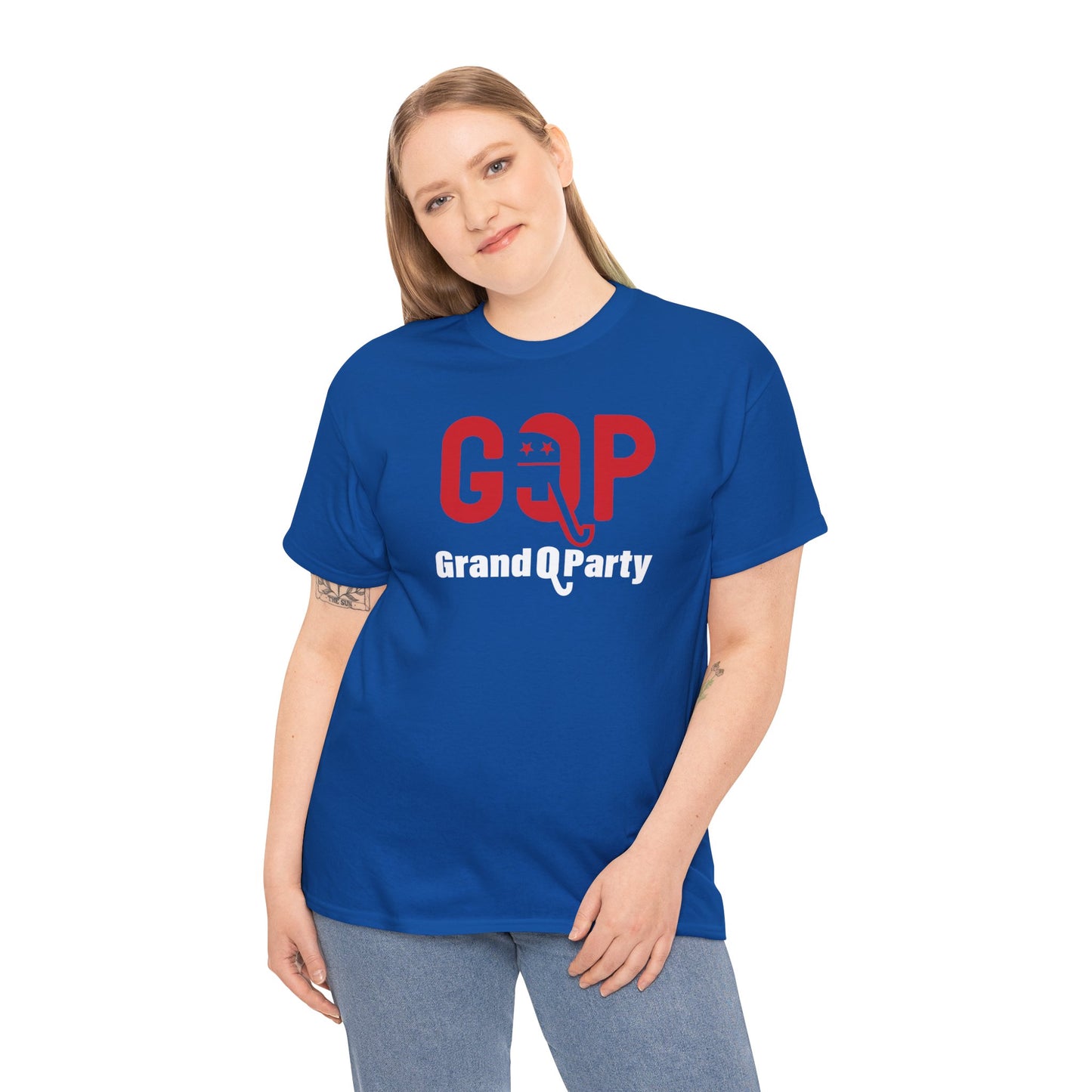 GQP Grand Q Party T-Shirt, GOP Parody T-Shirt, Lies Make Elephants Trunk Grow, Political Humor, Anti-Trump T-Shirt, Trump Lied, Trump Lost