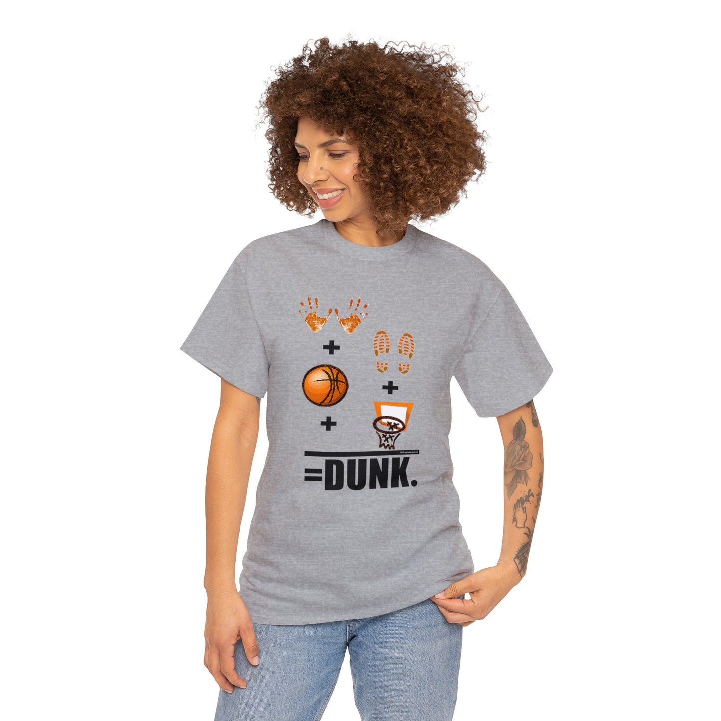 Basketball Equation, Basketball Math, Hands Plus Feet Plus Ball Plus Net Equals Dunk. Funny Basketball T-Shirt, Basketball Gift, Humorous