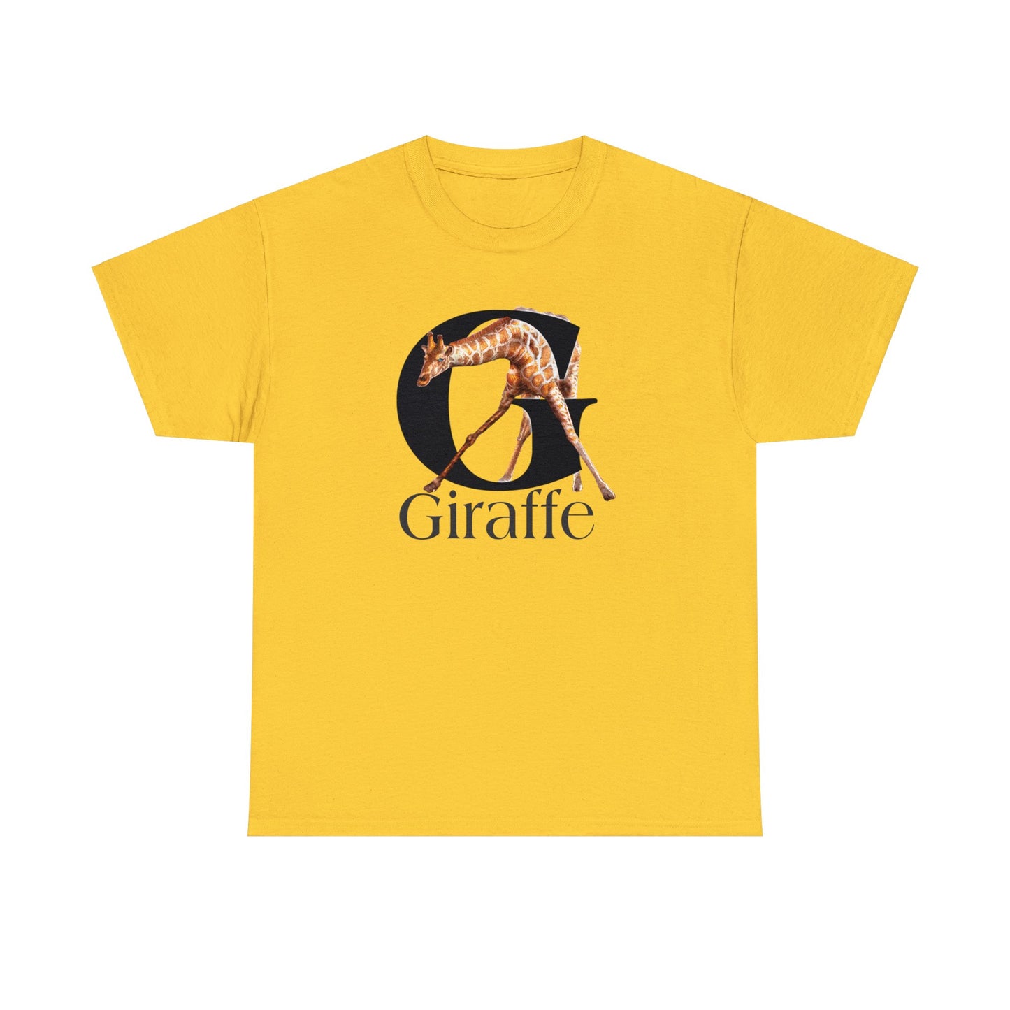 G is for Giraffe T-Shirt, Letter G Tee, Cute Giraffe T-Shirt animal t-shirt, animal alphabet T,