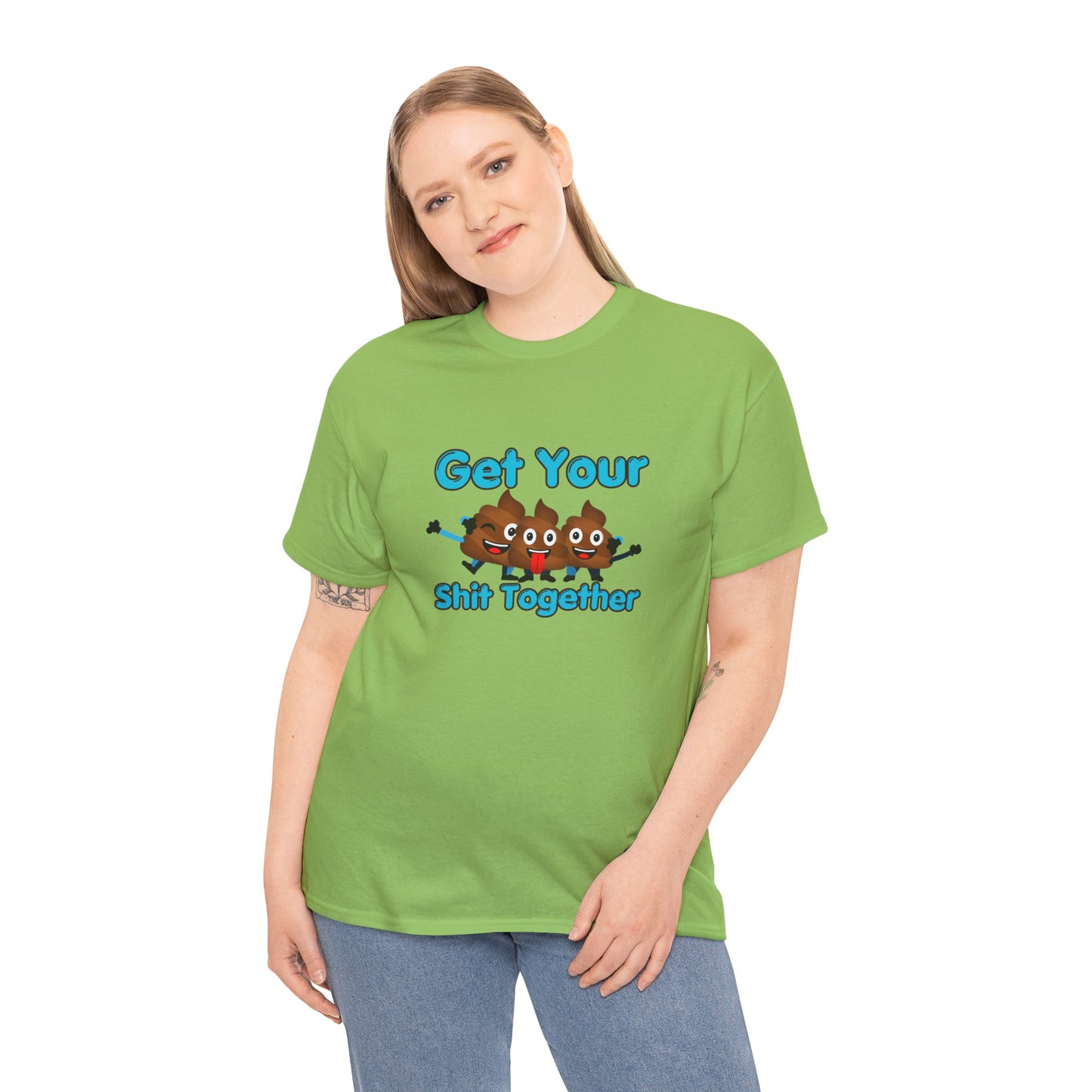 Get Your Shit Together, Funny Poop Emojis, Dad Shirt, Pun t-shirt, Potty Humor, Hilarious Dad Gift, Funny Father's day Gift, edgy, Fun shirt