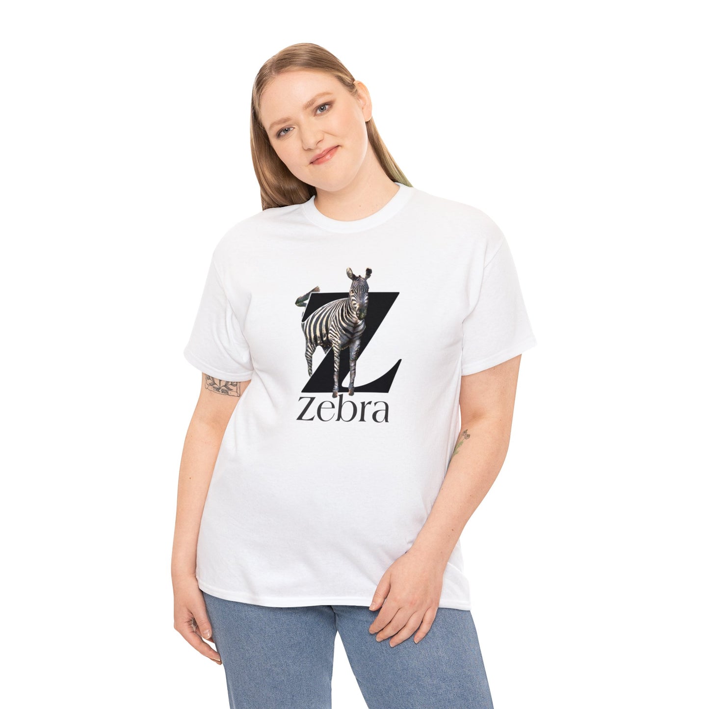 Z is for Zebra t-shirt, Zebra Drawing T-Shirt, Zebra animal t-shirt, Zebra Illustration,