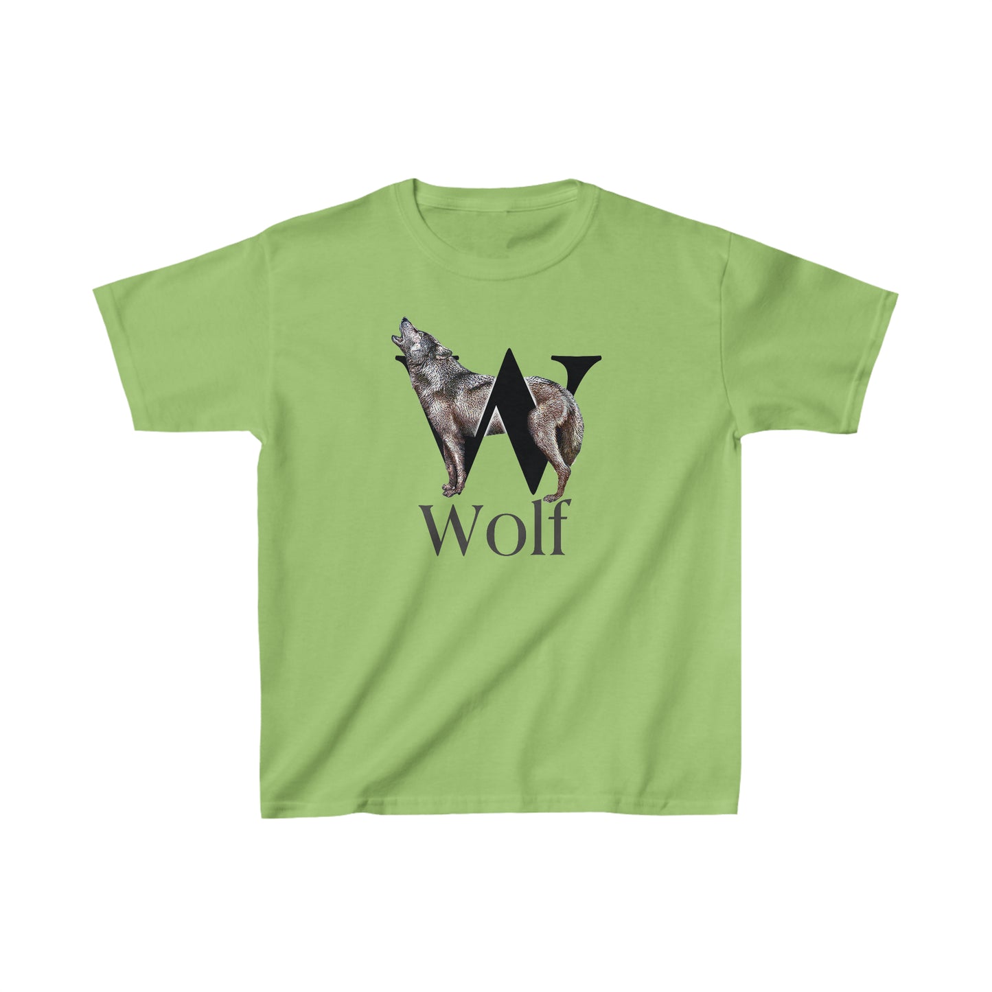 W is for Wolf t-shirt Wolf shirt, Wolf Drawing T-Shirt, wolf illustration, wolf animal t-shirt, animal alphabet W, animal letters double U