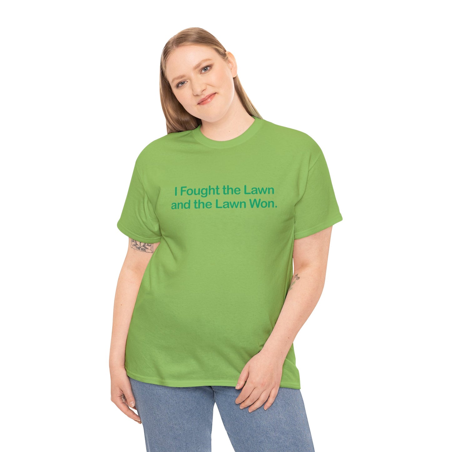 I Fought the Lawn and the Lawn Won, Funny T-Shirt, Lawnmowing t-shirt, Fun Dad Gift, Funny Dad T-shirt, Dad Lawn Humor, Father's Day Gift