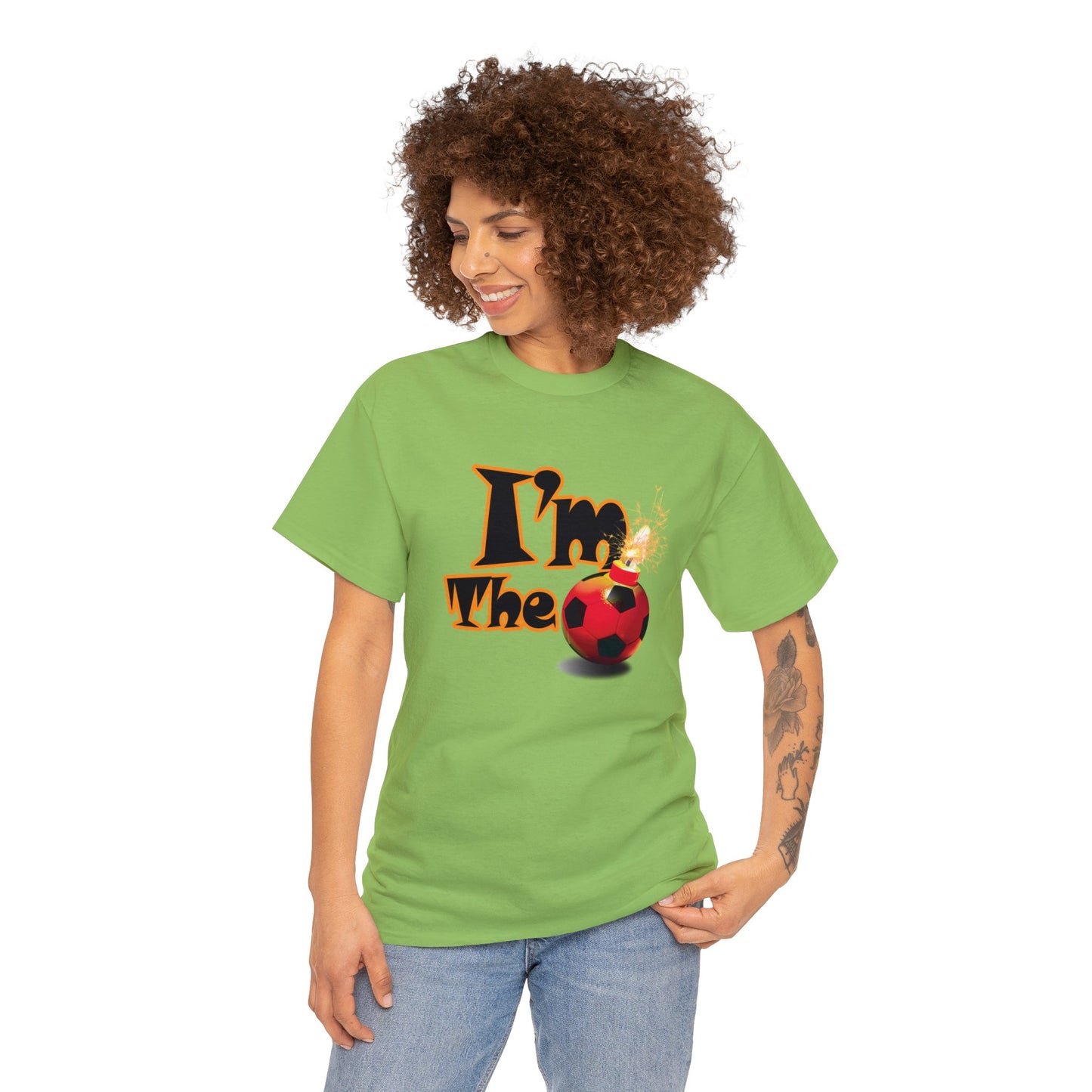 I'm the Bomb, Soccer Bomb T-Shirt, funny attitude soccer shirt for soccer players who know they are the bomb, Great gift for your Star