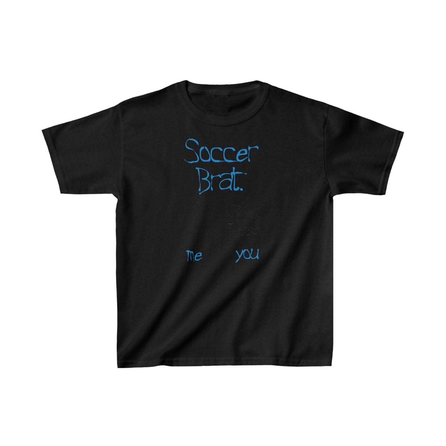 Soccer Brat Kids Heavy Cotton Tee shirt, Kid Drawing, Soccer Attitude, Soccer Fan tee, Funny Soccer T, Youth kids tee