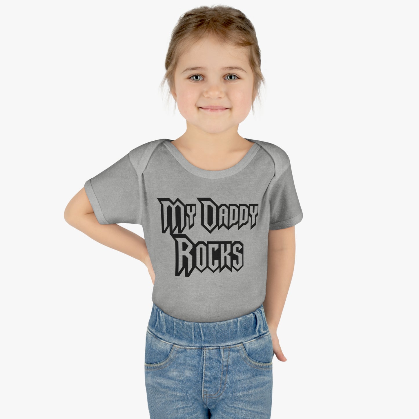 My Daddy Rocks Tee, Infant One Piece, Toddler Bodysuit, Rock and Roll T-Shirt for Baby, Heavy Metal T-Shirt, Musician T-Shirt