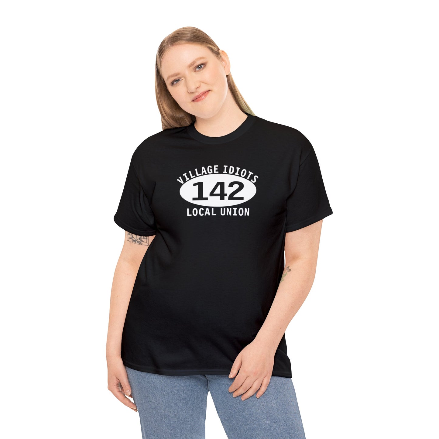 Village Idiots Local Union 142, funny Parody t-shirt, Funny Parody T-shirt Gift, Union Funny T-Shirt, Funny Gift for Dad