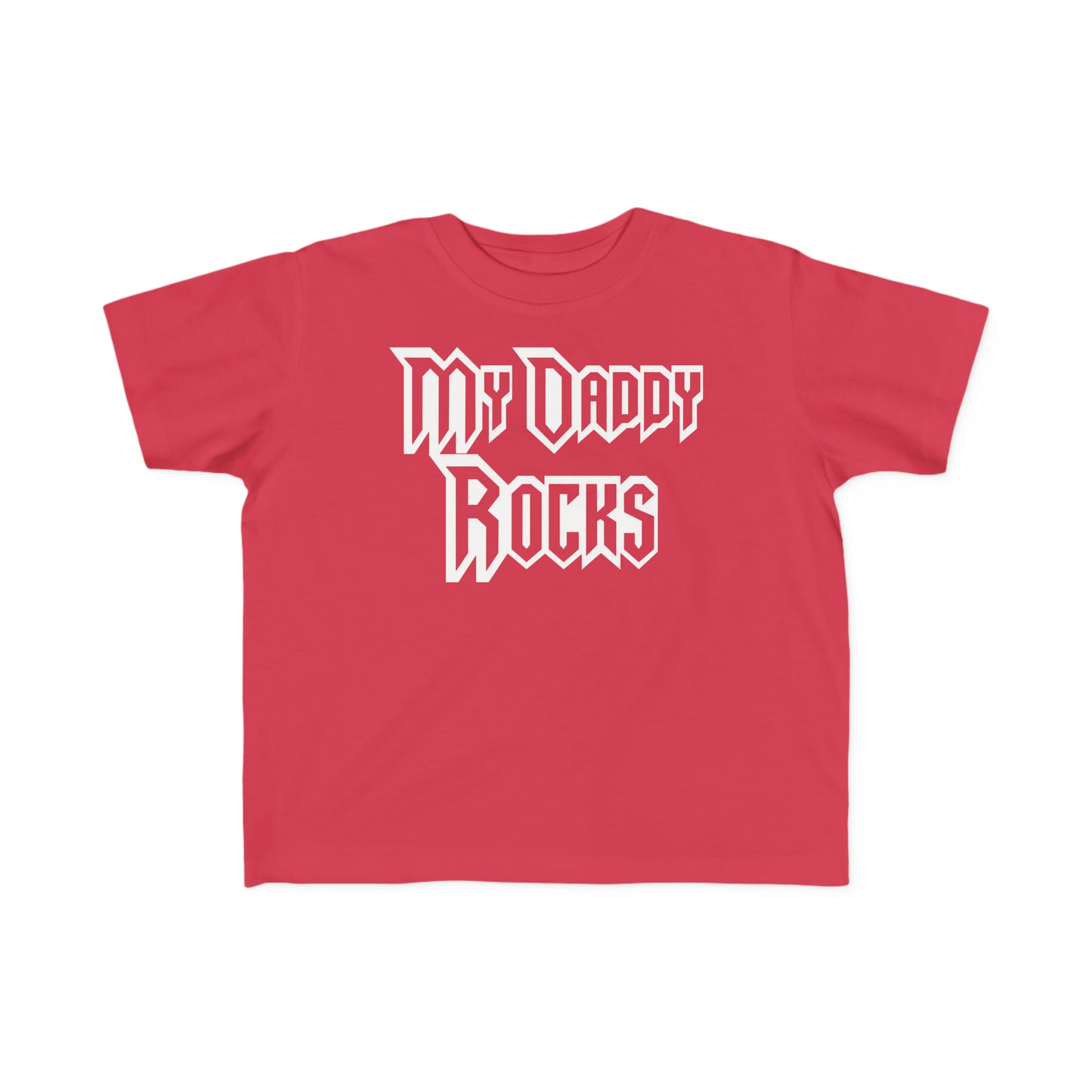My Daddy Rocks Toddler Tee, Boy's Rock 'n Roll,  Aspiring Rock Star, Son of Musician, Daddy's Rocker, Heavy Metal T-Shirt, Musician T-Shirt