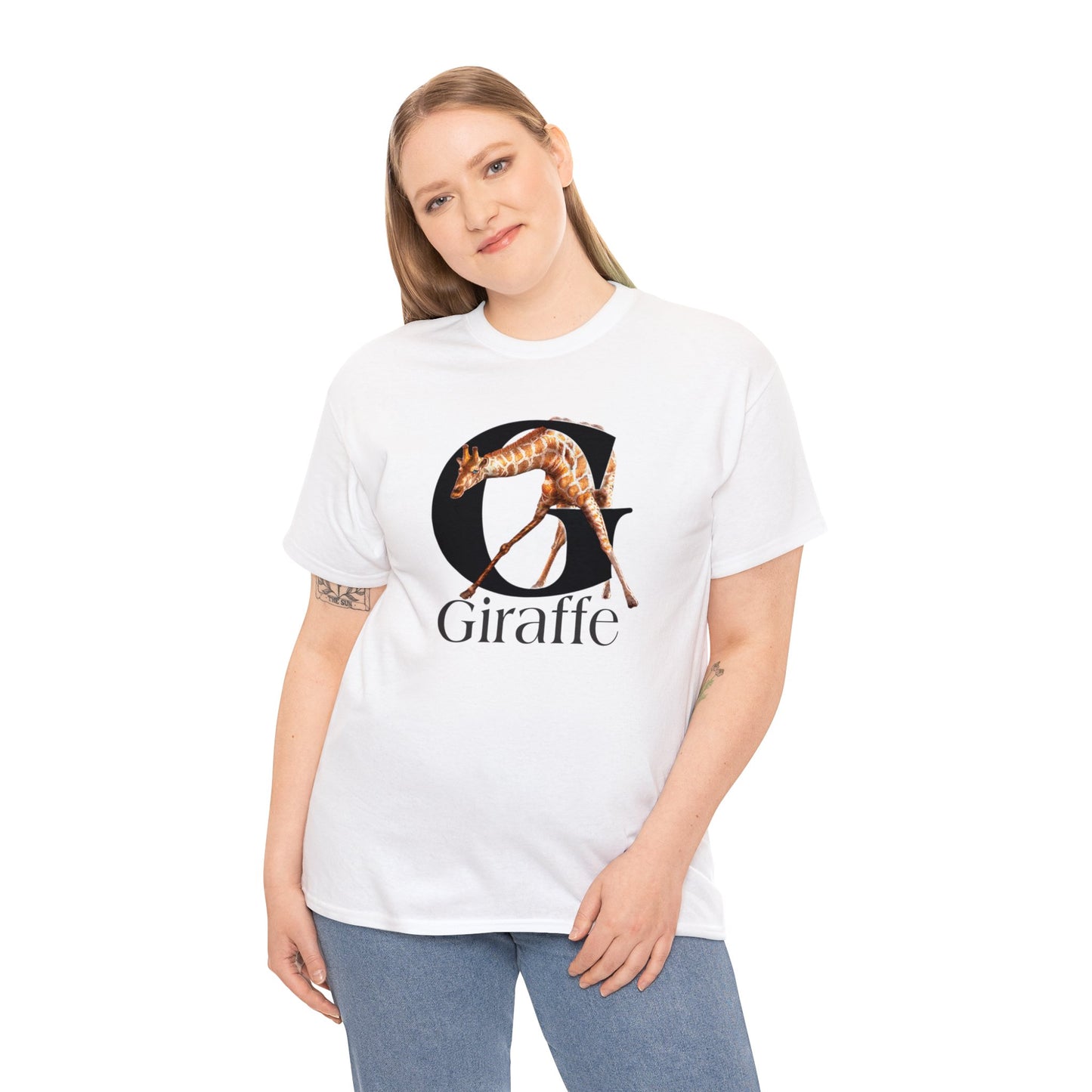 G is for Giraffe T-Shirt, Letter G Tee, Cute Giraffe T-Shirt animal t-shirt, animal alphabet T,