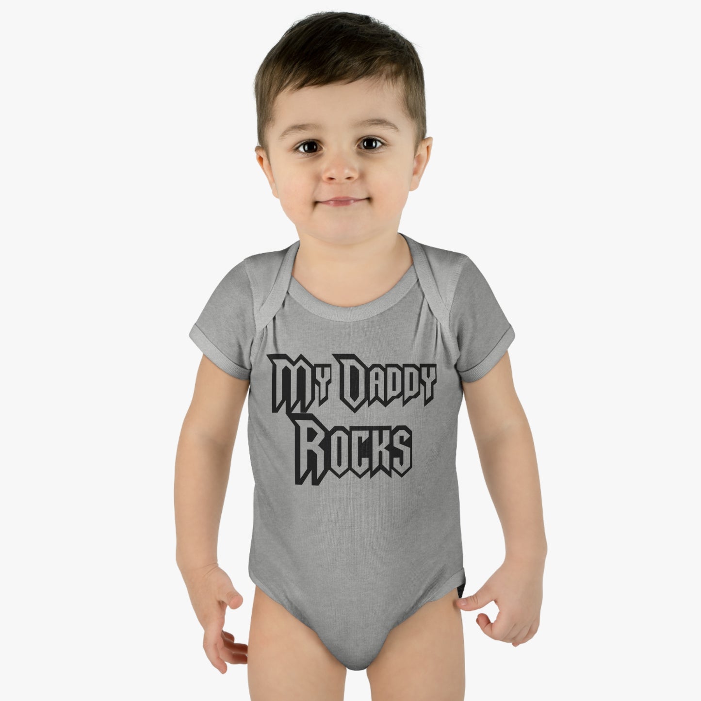 My Daddy Rocks Tee, Infant One Piece, Toddler Bodysuit, Rock and Roll T-Shirt for Baby, Heavy Metal T-Shirt, Musician T-Shirt