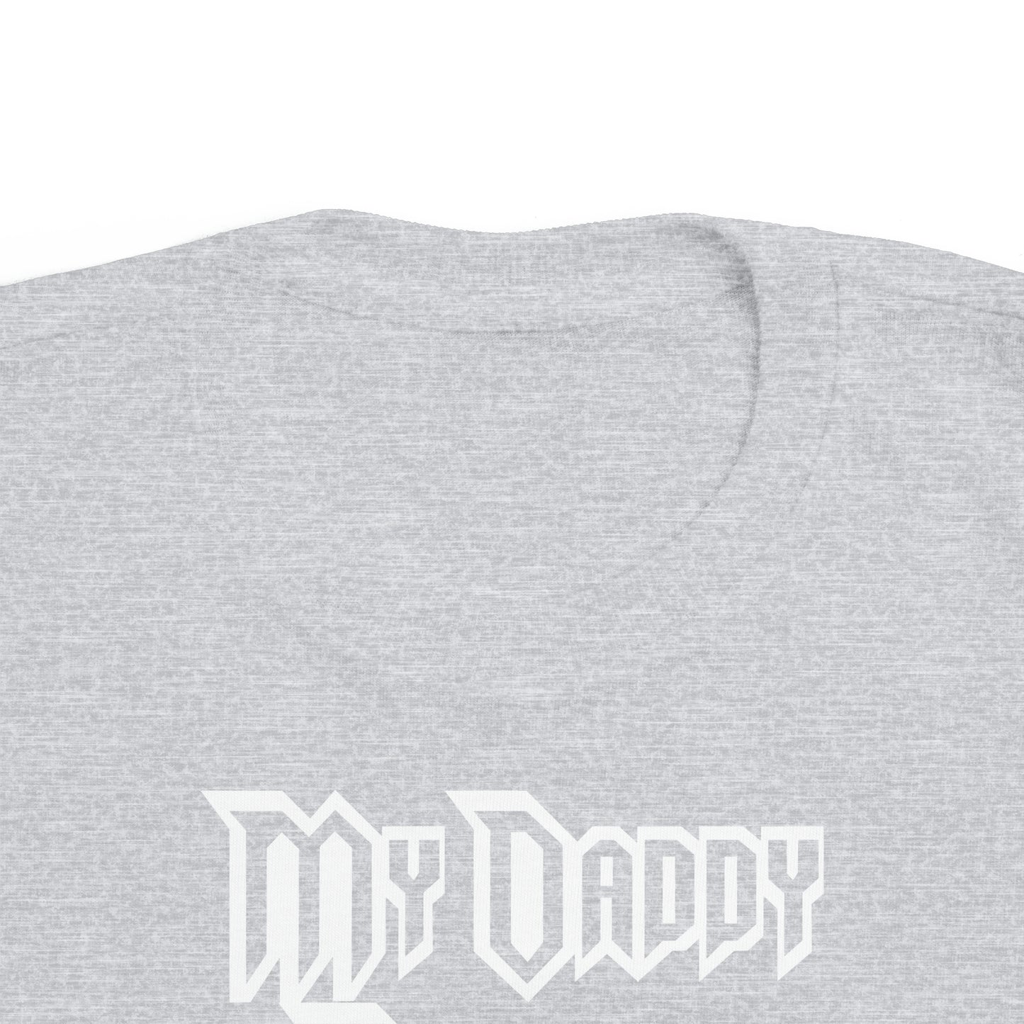 My Daddy Rocks Toddler Tee, Boy's Rock 'n Roll,  Aspiring Rock Star, Son of Musician, Daddy's Rocker, Heavy Metal T-Shirt, Musician T-Shirt