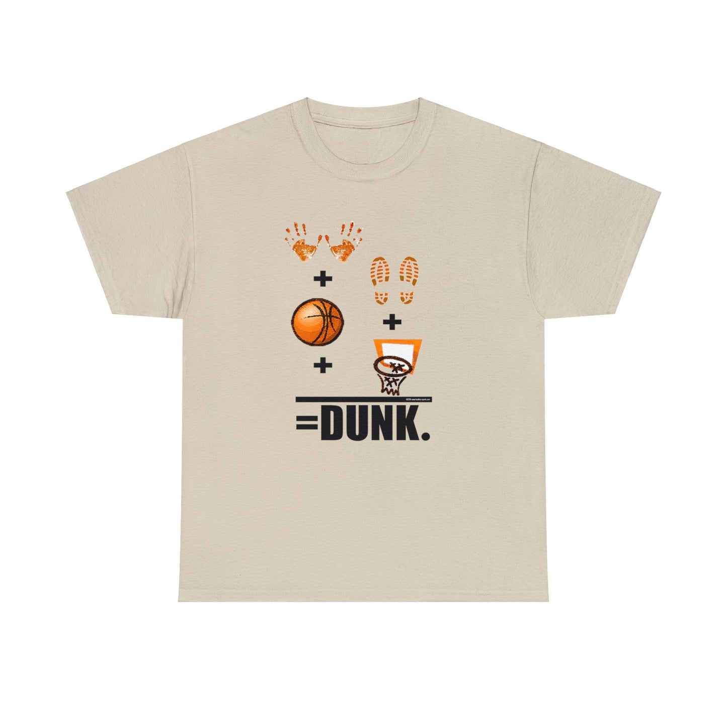 Basketball Equation, Basketball Math, Hands Plus Feet Plus Ball Plus Net Equals Dunk. Funny Basketball T-Shirt, Basketball Gift, Humorous