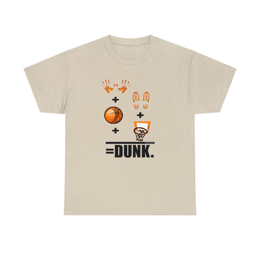 Basketball Equation, Basketball Math, Hands Plus Feet Plus Ball Plus Net Equals Dunk. Funny Basketball T-Shirt, Basketball Gift, Humorous