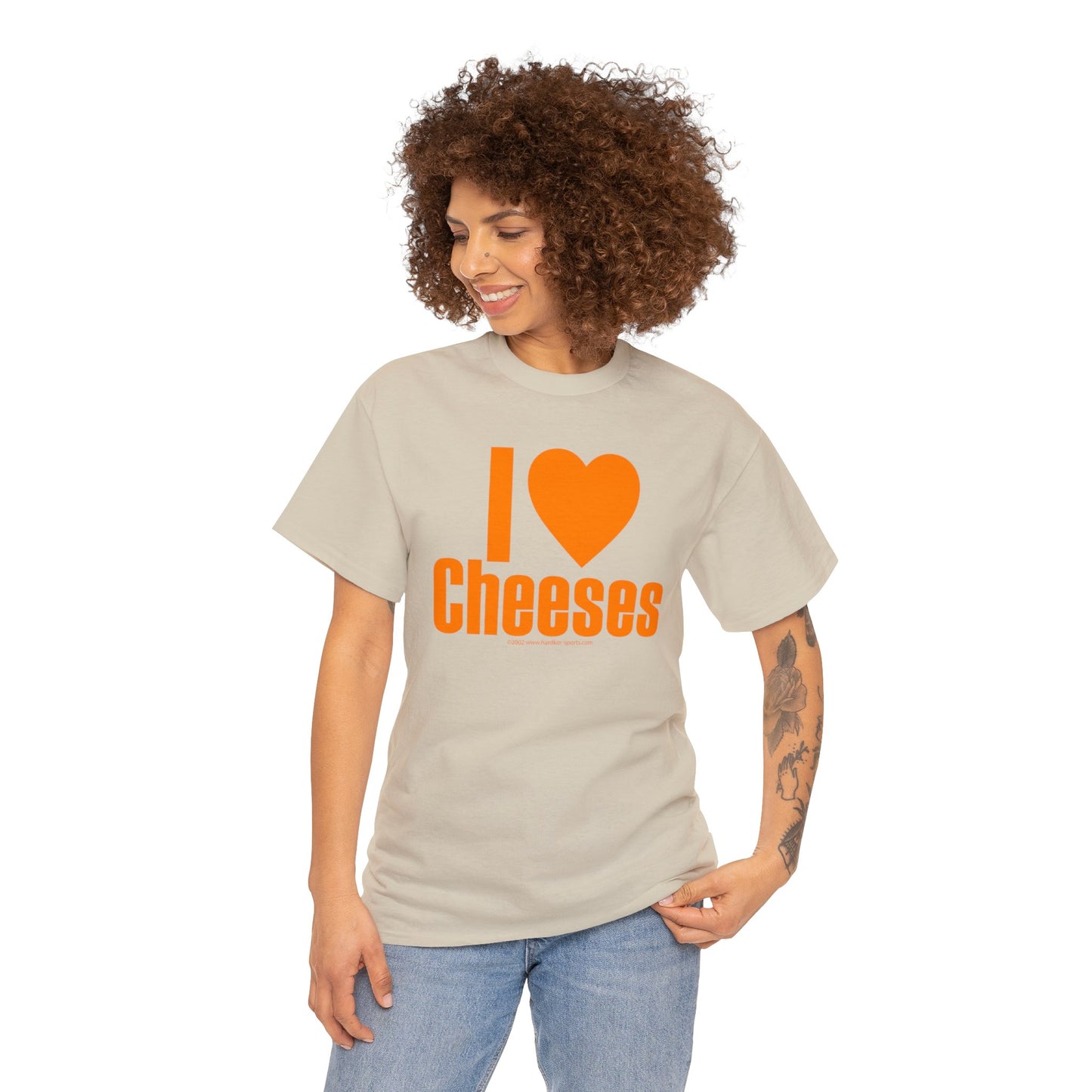 I Love Cheeses, Funny T-Shirt, Cheese Lovers Tee, I Love Jesus Parody, Christianity Spoof, Unisex Heavy Cotton Tee, Food T-Shirt,