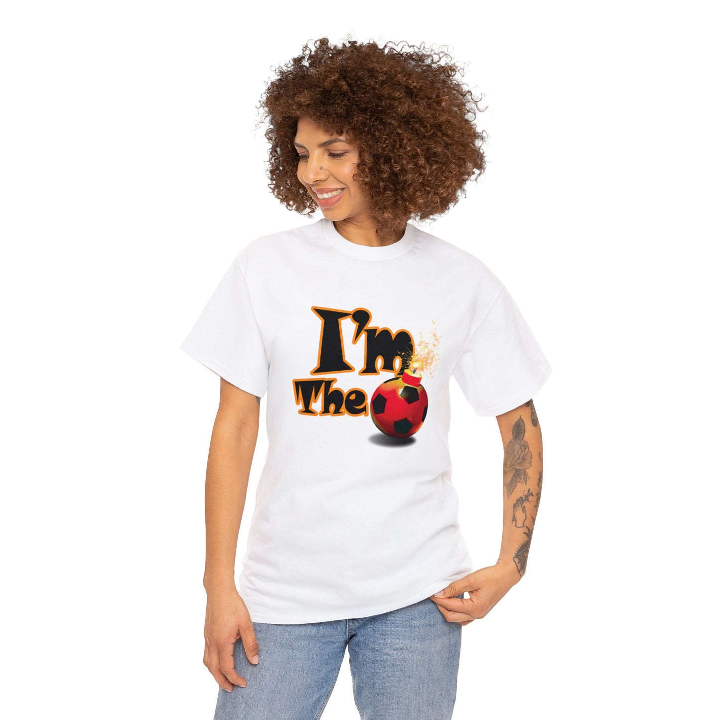 I'm the Bomb, Soccer Bomb T-Shirt, funny attitude soccer shirt for soccer players who know they are the bomb, Great gift for your Star
