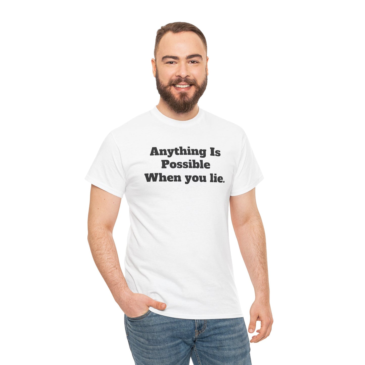Graphic Tee - Donald Trump 'Anything is Possible When You Lie' Design