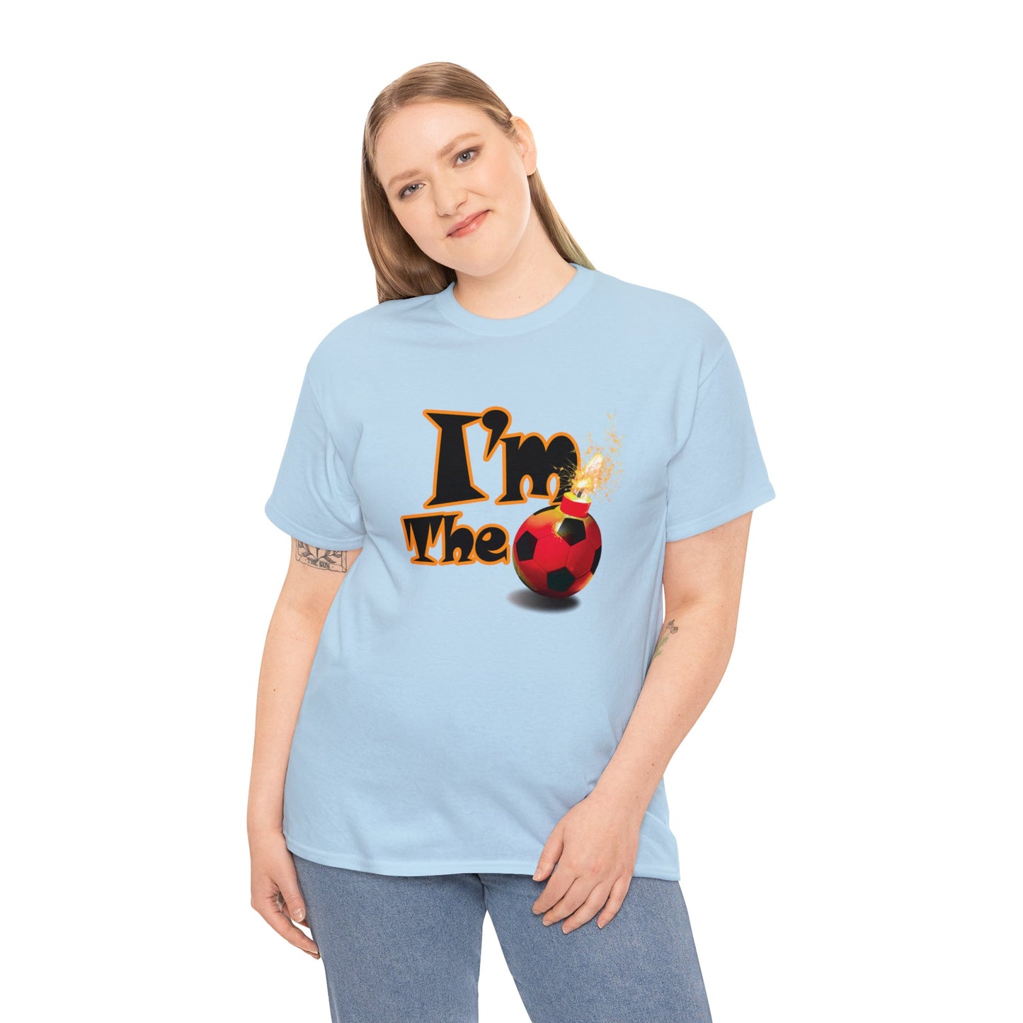 I'm the Bomb, Soccer Bomb T-Shirt, funny attitude soccer shirt for soccer players who know they are the bomb, Great gift for your Star