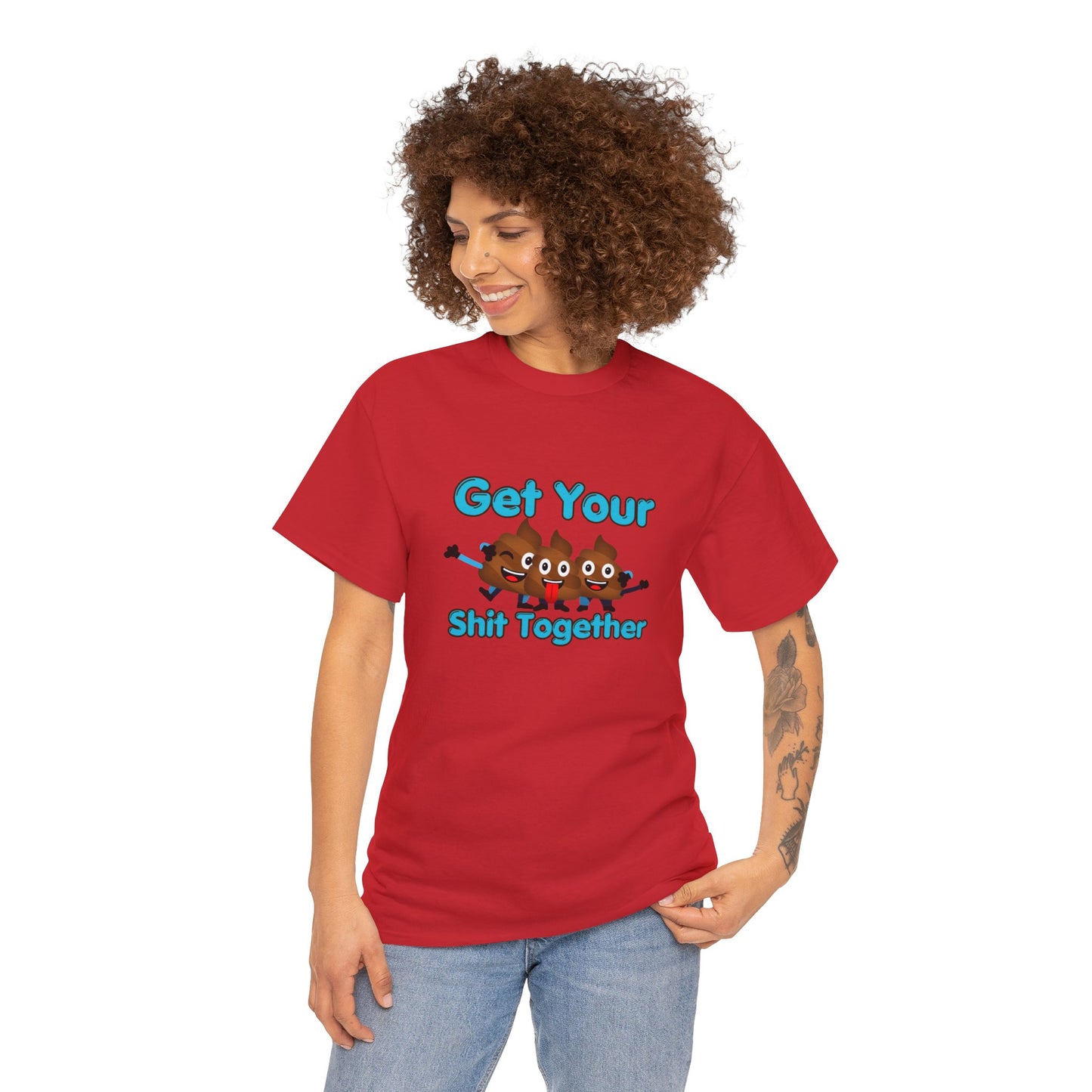 Get Your Shit Together, Funny Poop Emojis, Dad Shirt, Pun t-shirt, Potty Humor, Hilarious Dad Gift, Funny Father's day Gift, edgy, Fun shirt