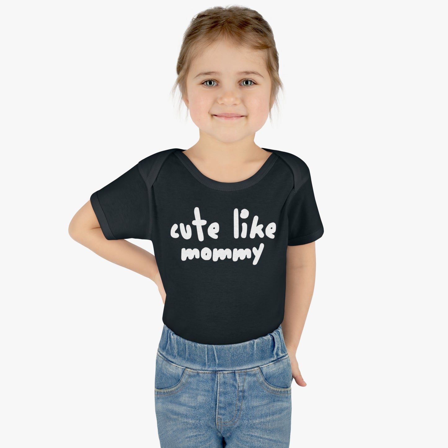 Cute Like Mommy, Smelly Like Daddy, Infant Bodysuit, Funny Fart Humor, Baby t-shirt, Snap One Piece, Playful, Hilarious T-Shirt, Shower Gift