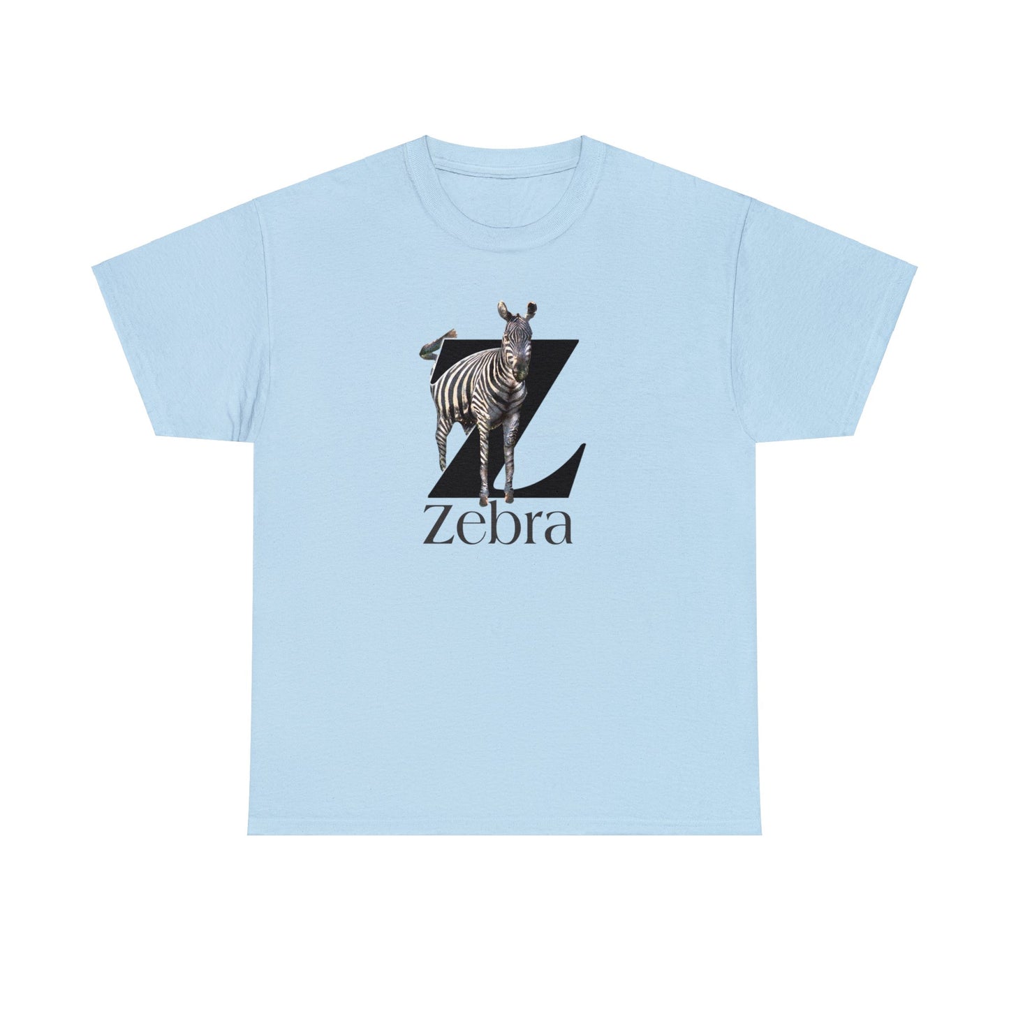 Z is for Zebra t-shirt, Zebra Drawing T-Shirt, Zebra animal t-shirt, Zebra Illustration,