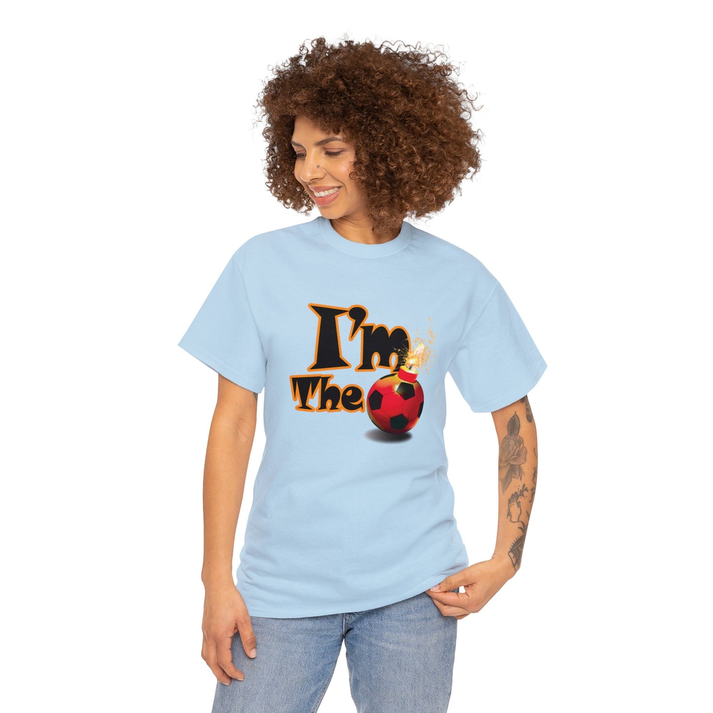 I'm the Bomb, Soccer Bomb T-Shirt, funny attitude soccer shirt for soccer players who know they are the bomb, Great gift for your Star